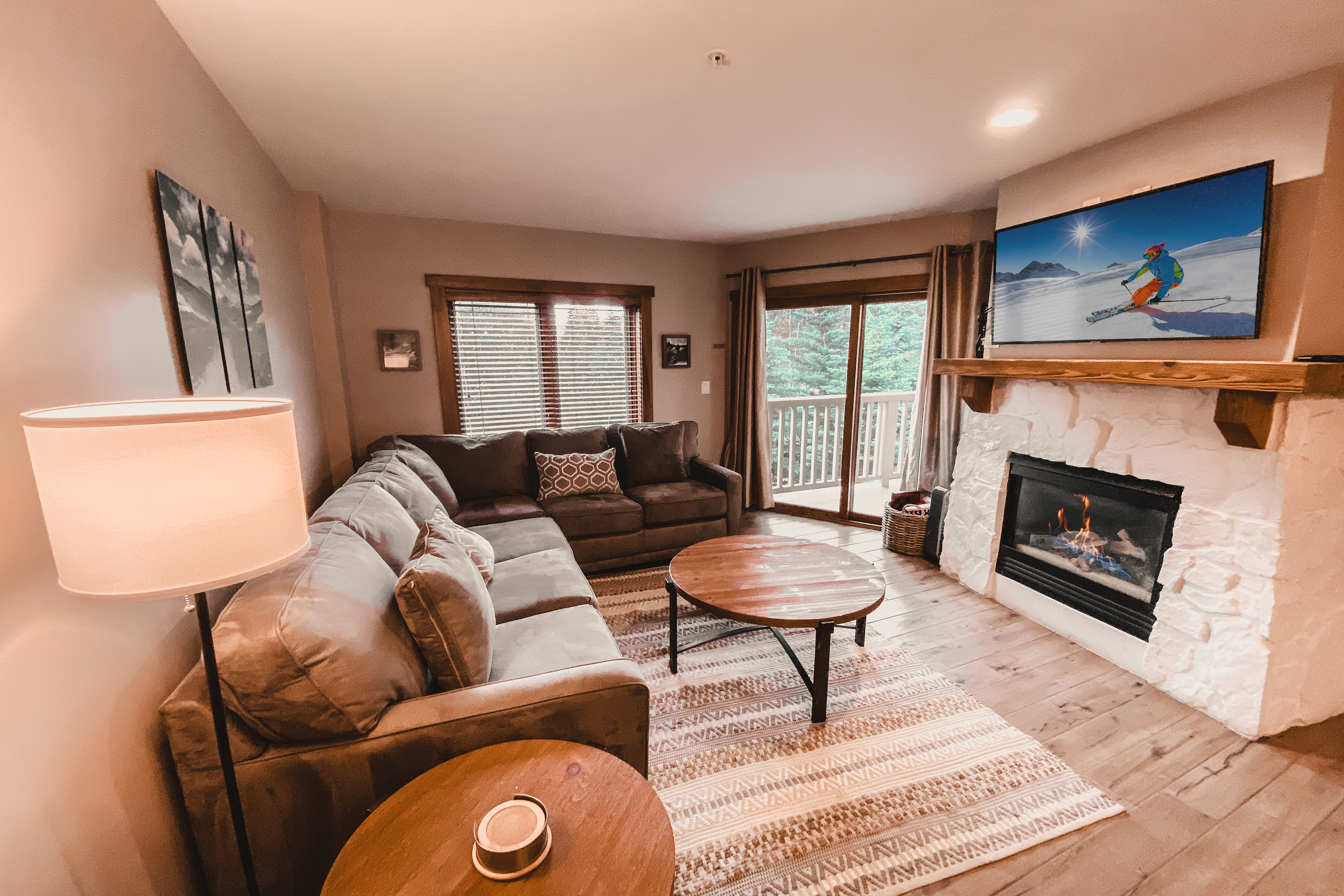 Cozy living room with lots of space