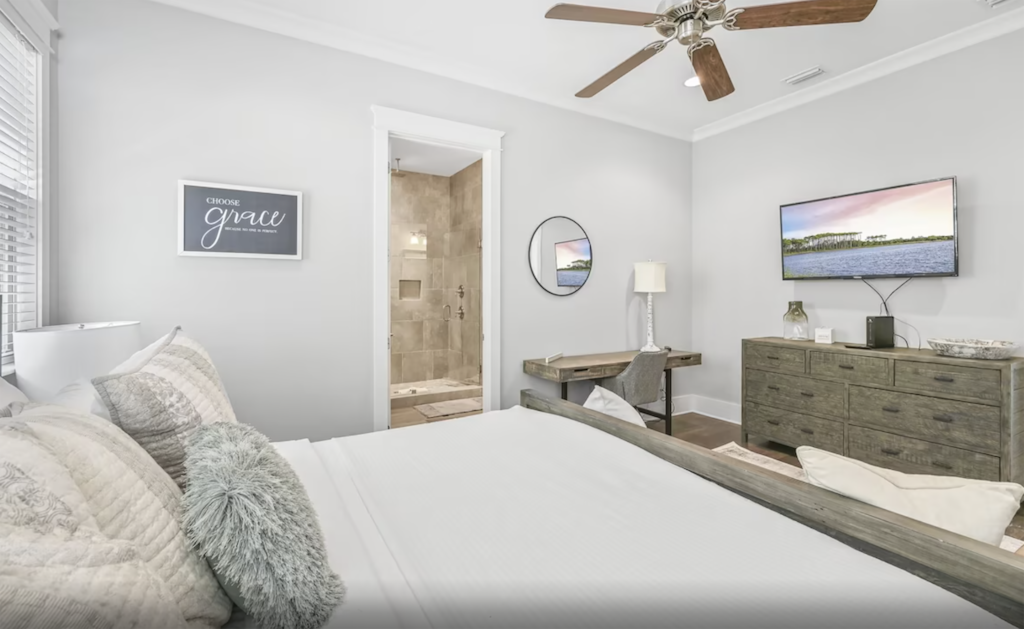 Master bedroom suite