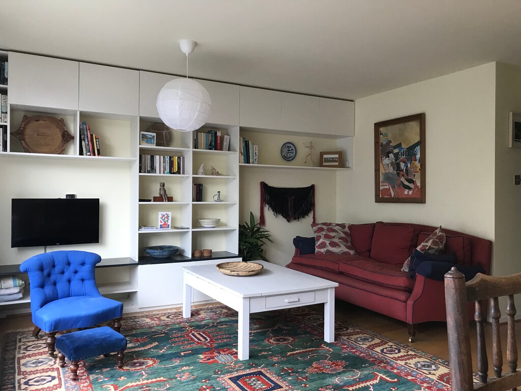 Cozy Living Room With TV