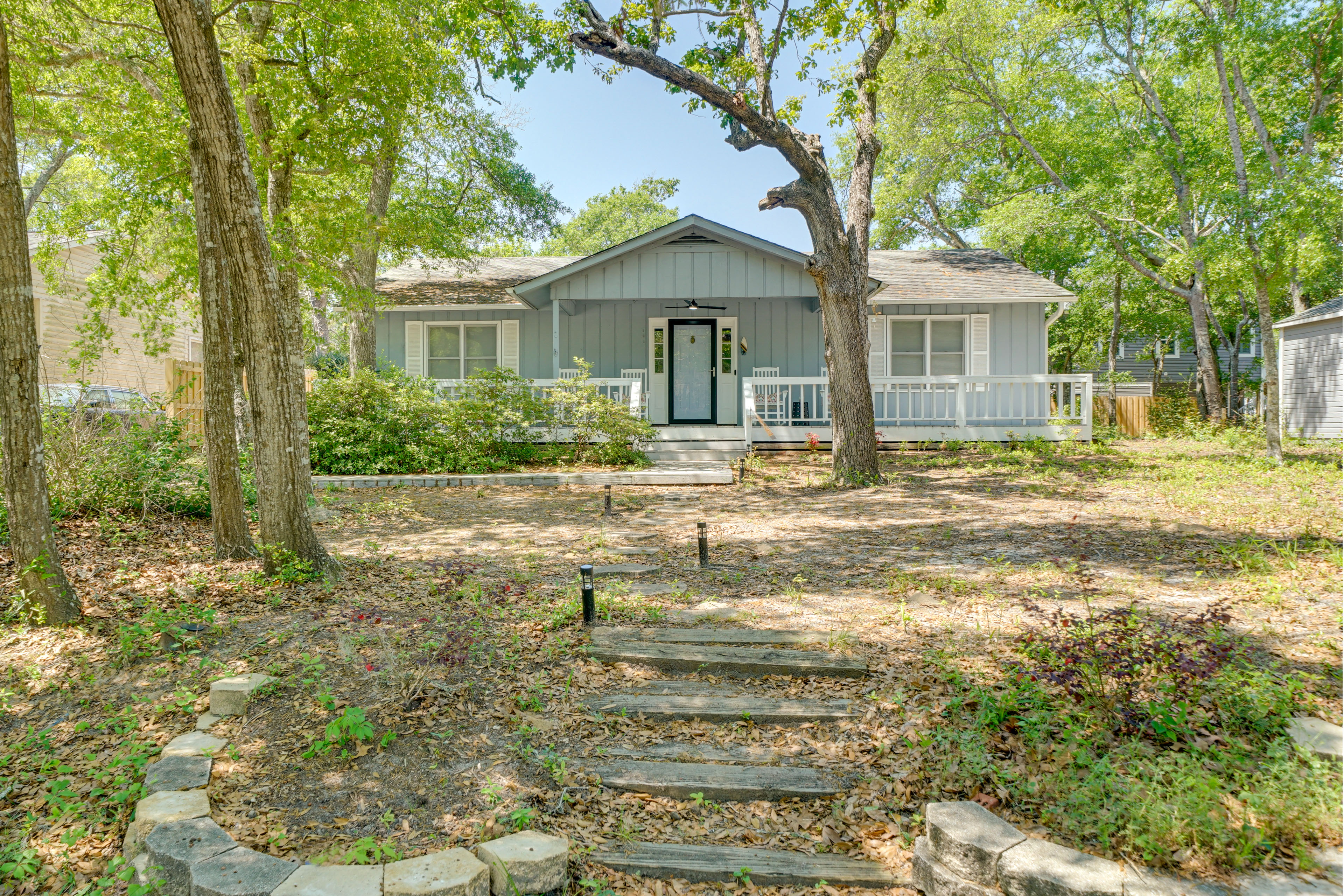 Property Image 2 - Oak Island Cottage w/ Spacious Backyard & Porch