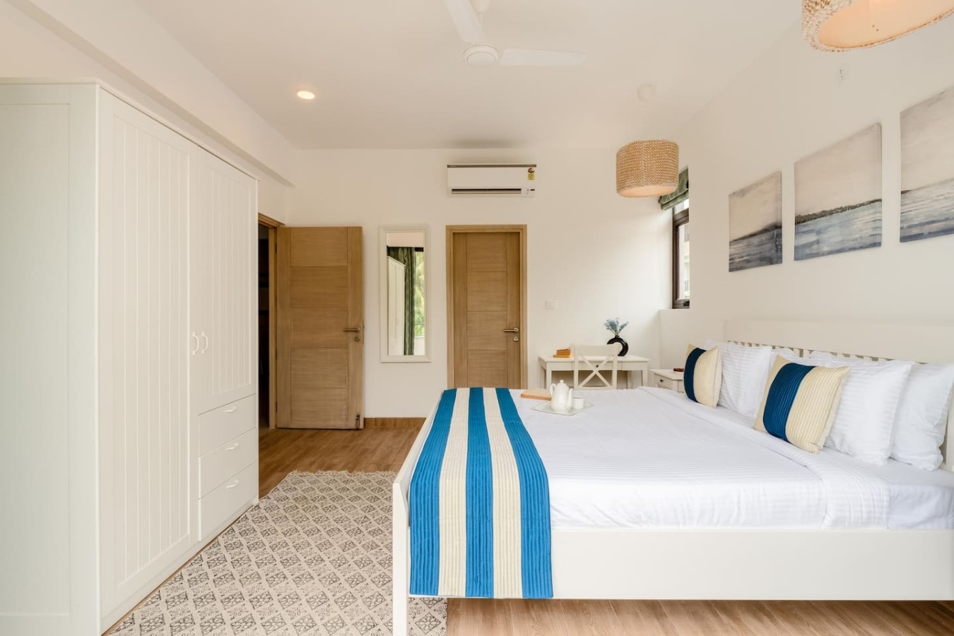 3BR Apartment w Lux Interiors & Pool in Candolim