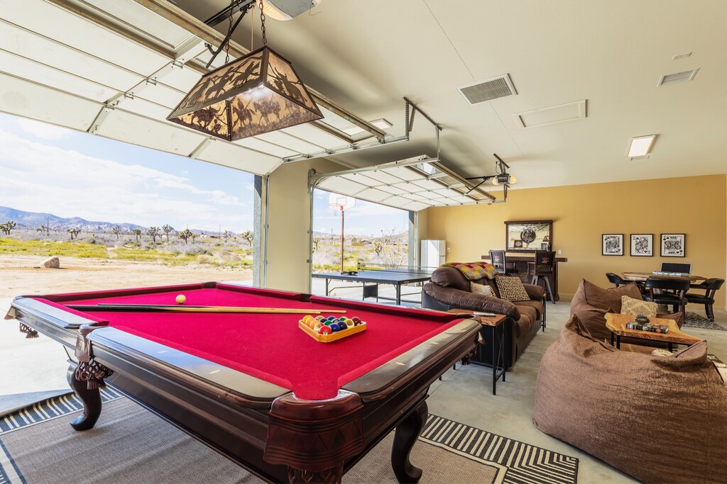 Family room pool table