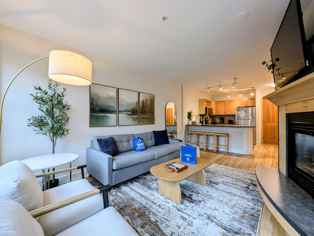 Spacious updated living room