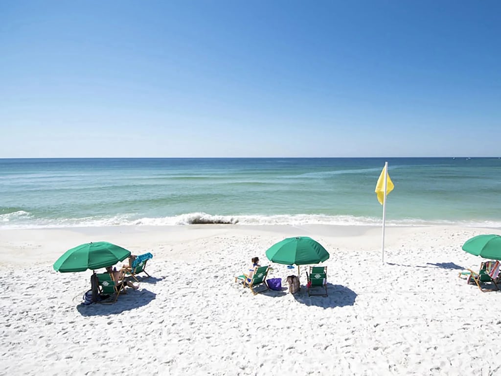 Grab an umbrealls and some chairs! 