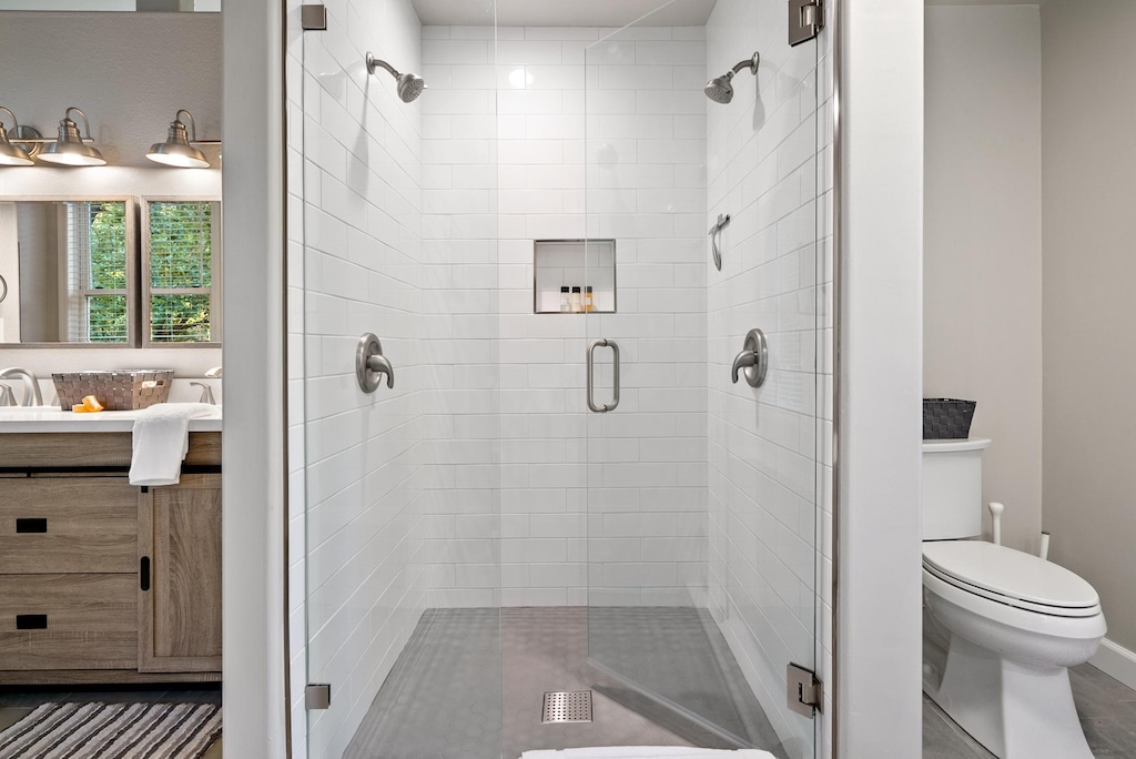 Updated fixtures as part of a recent renovation