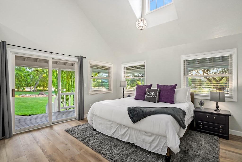 Southside King Bedroom (4th) also has access to the side porch l