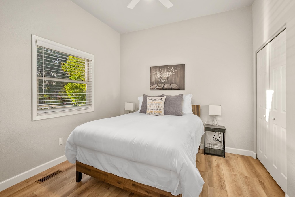 Second bedroom features a Queen bed, just off the Family Room