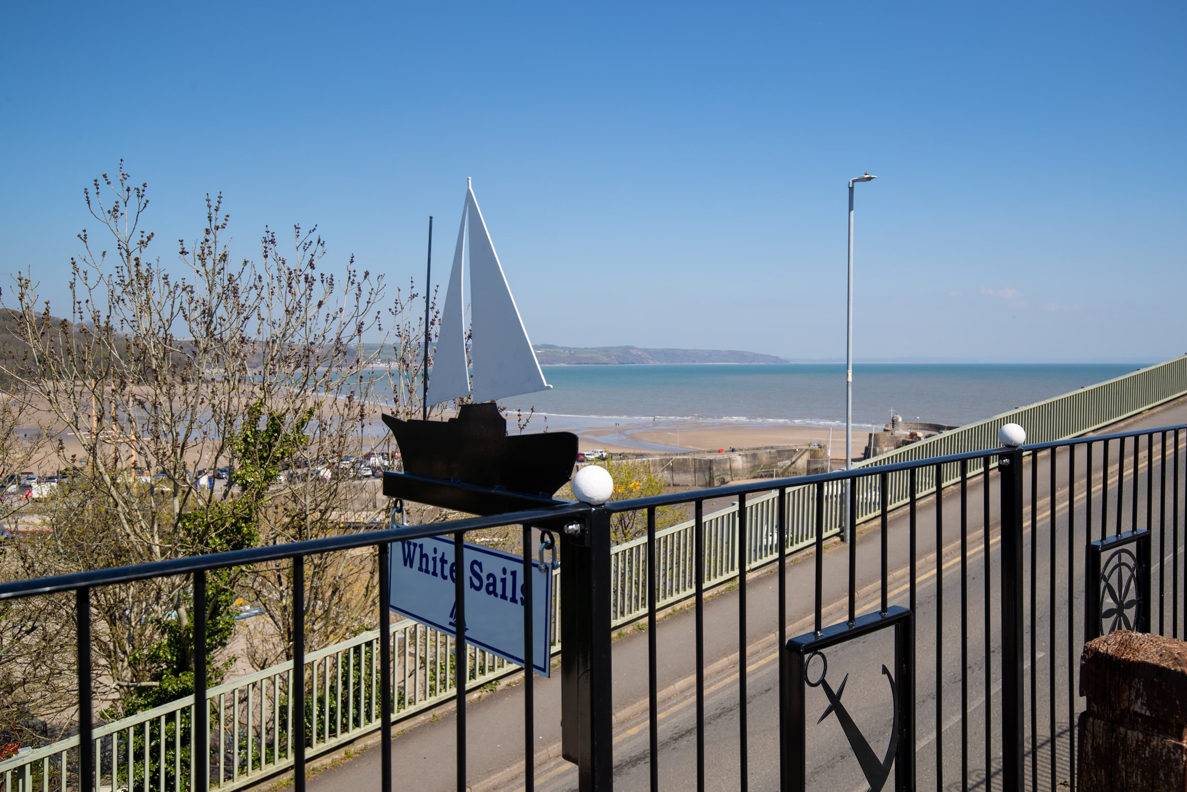 Beach and Harbour views