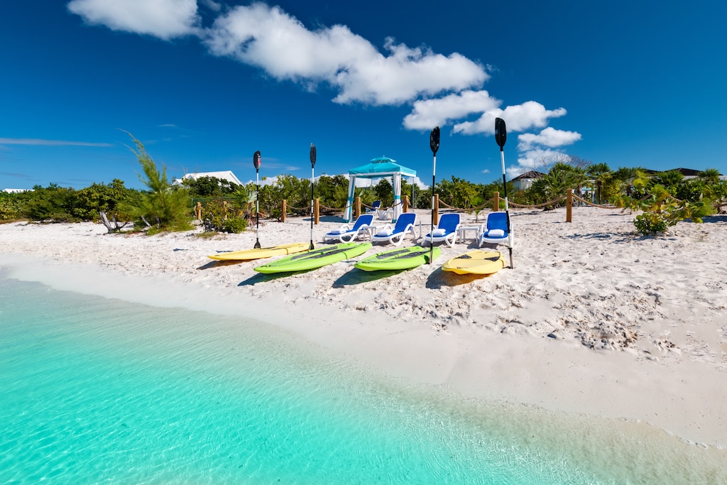 Or paddle out into the calm waters of Taylor Bay