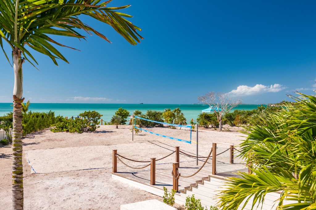 Complete with a sand volleyball court for you & your guests to enjoy