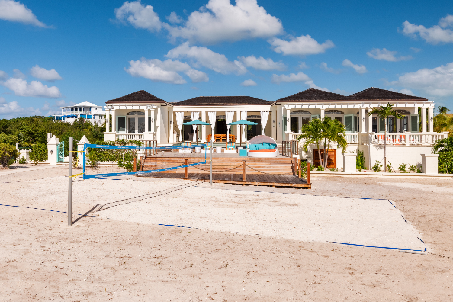 Sand volleyball court for you & your guests to enjoy
