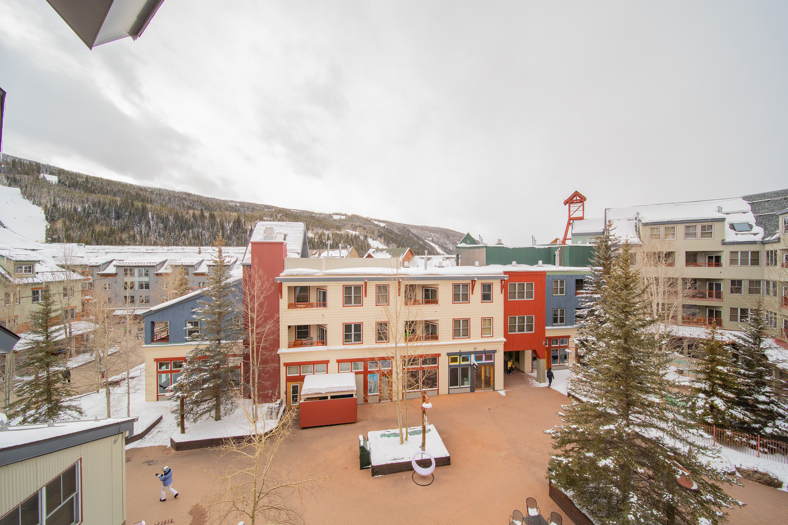 Ski mountain and Village views!