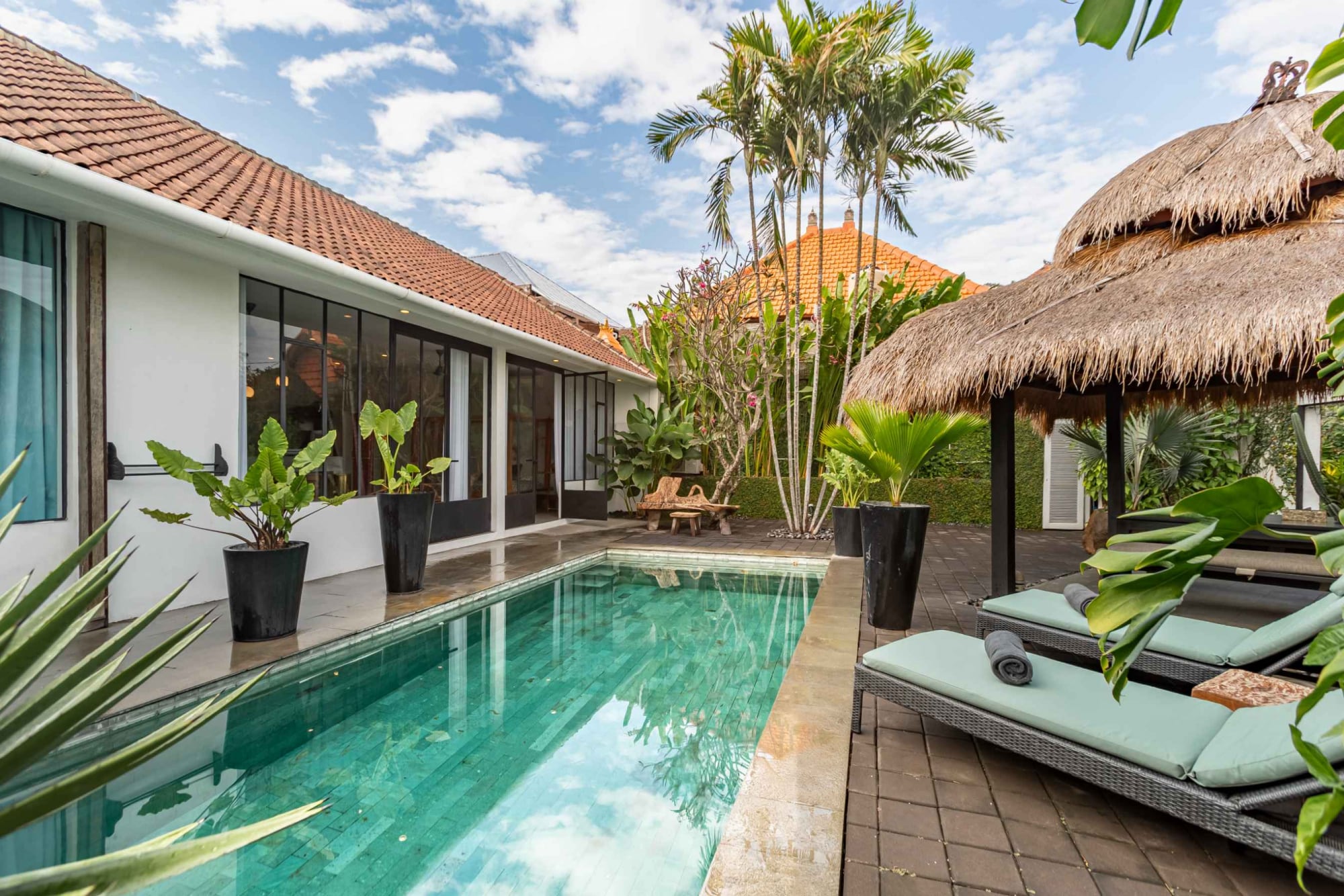 Designer Hideaway with French Flair and a Private Pool