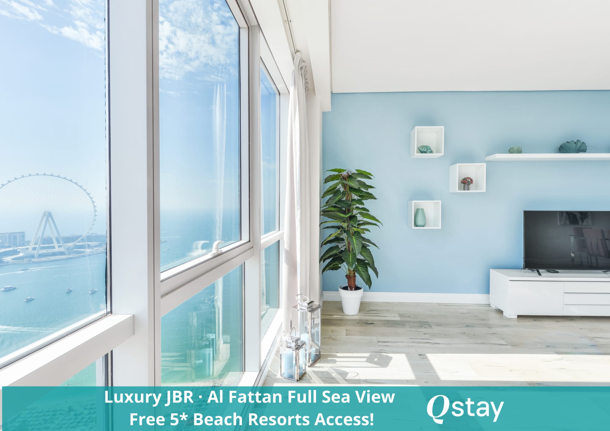 Property Image 1 - JBR · Al Fattan Full Sea View· 5* Beach Resorts Access!