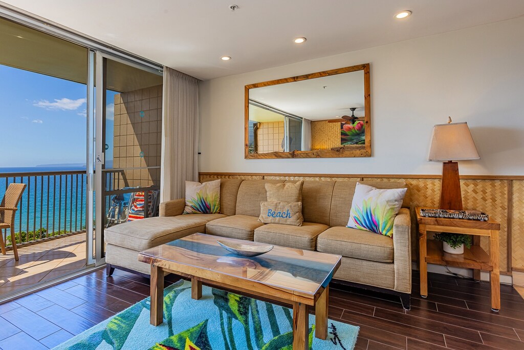 Comfortable seating in the living room