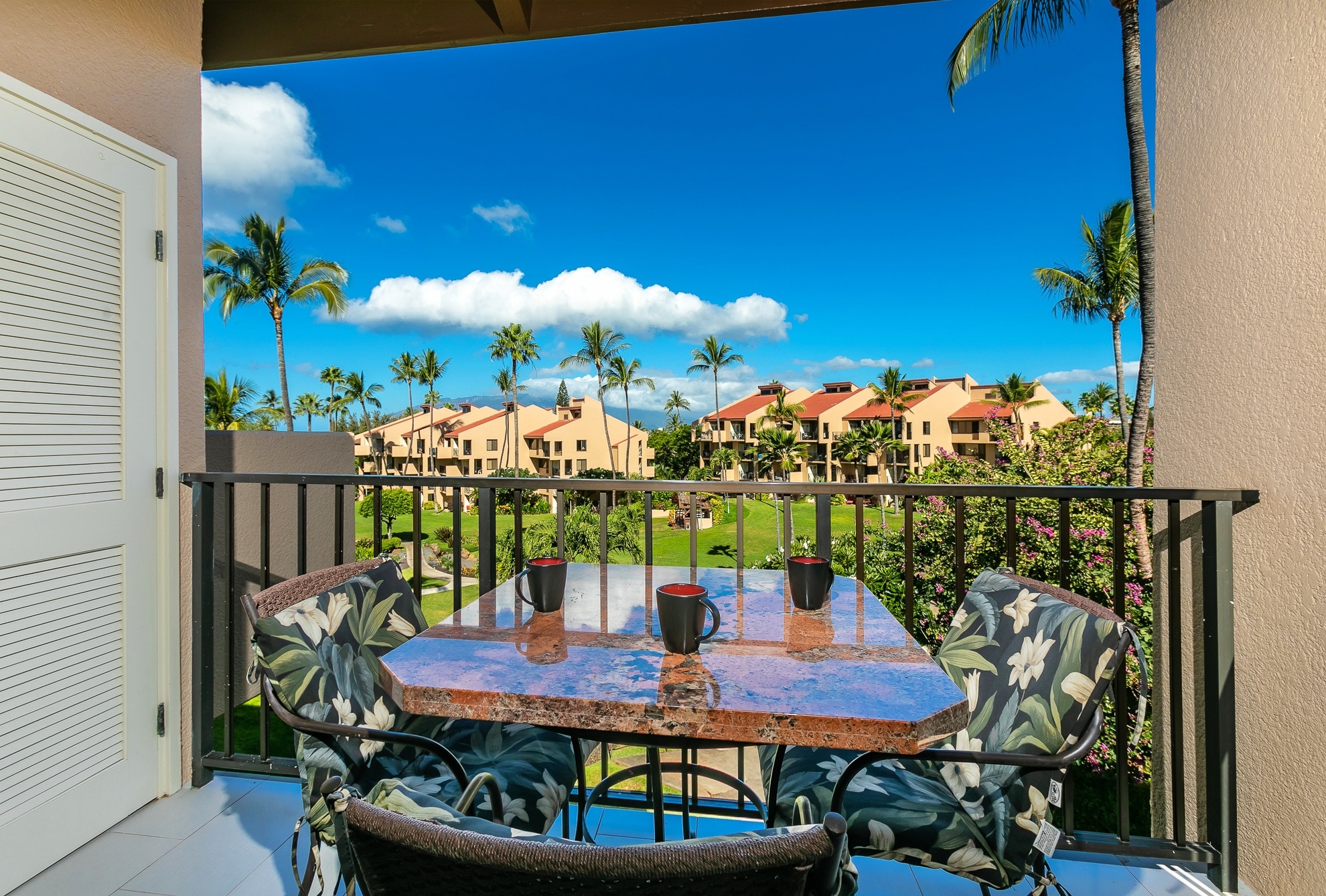 Relaxing on the lanai