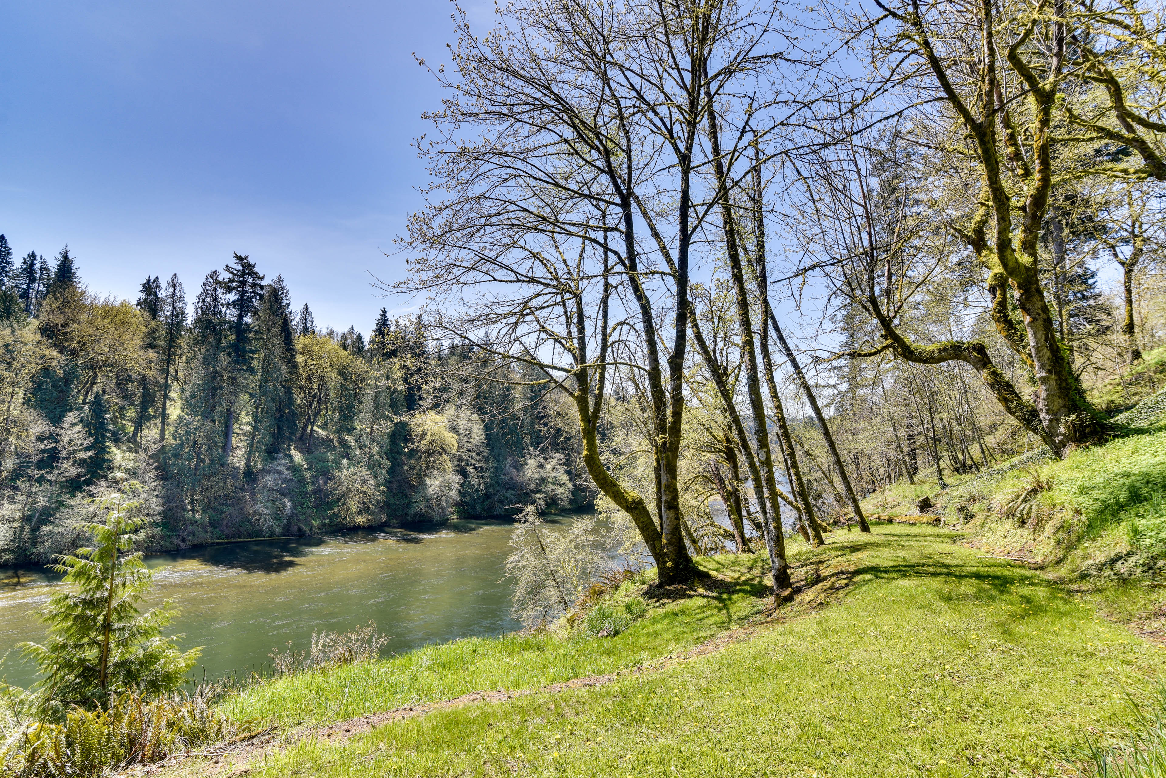 Property Image 2 - 2 to Lake Merwin: Riverfront Cabin w/ Grill & Deck