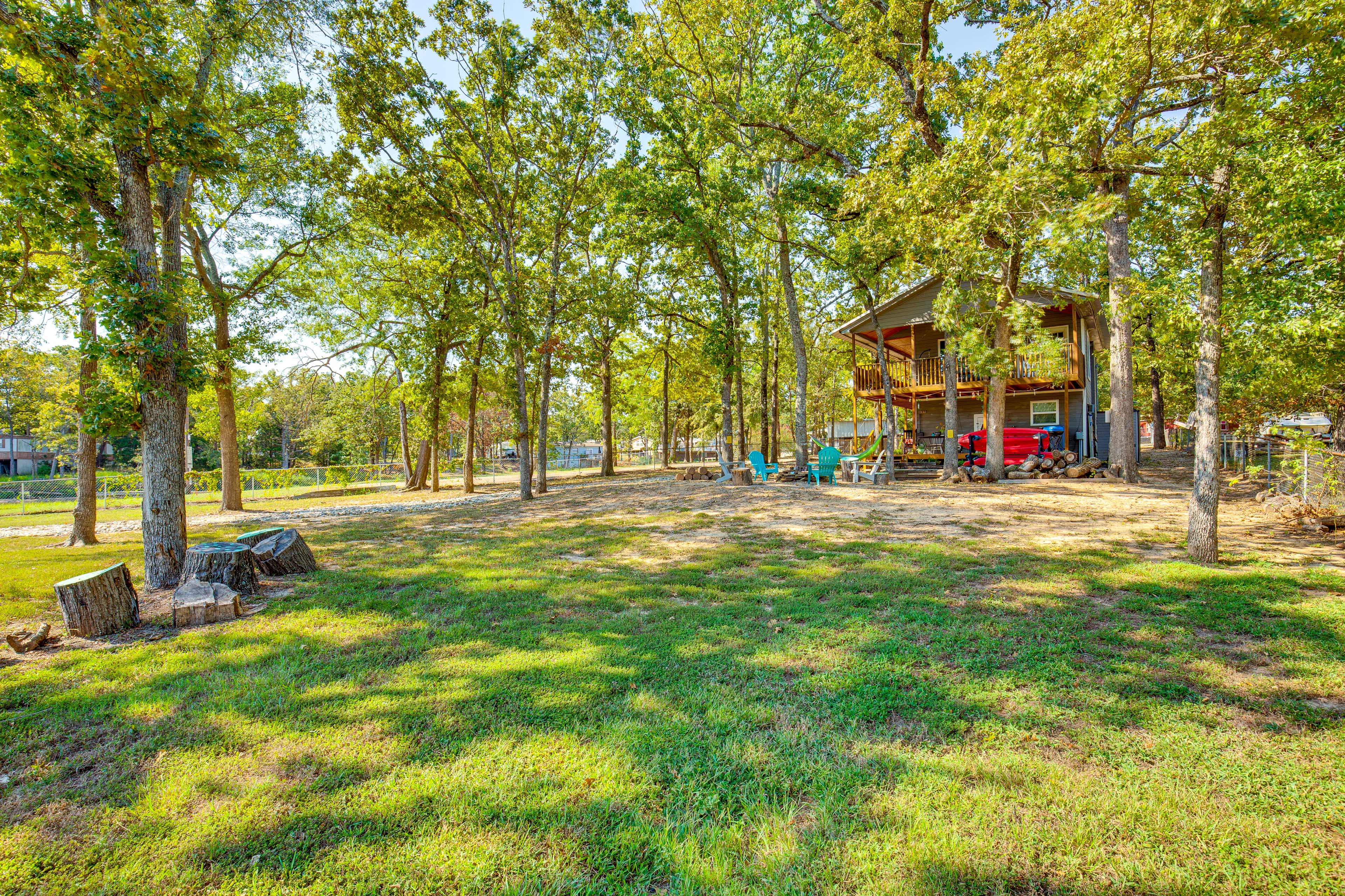 Property Image 1 - Waterfront Cedar Creek Home w/ Decks & Lake View!