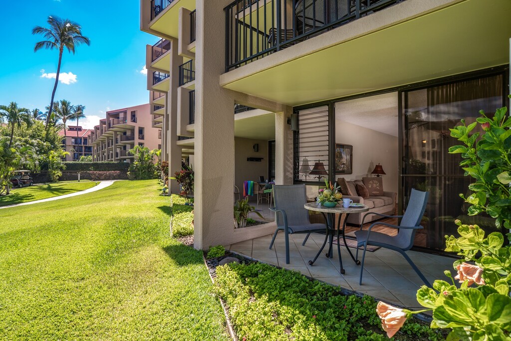 Relax and take in the lush surroundings from your lanai