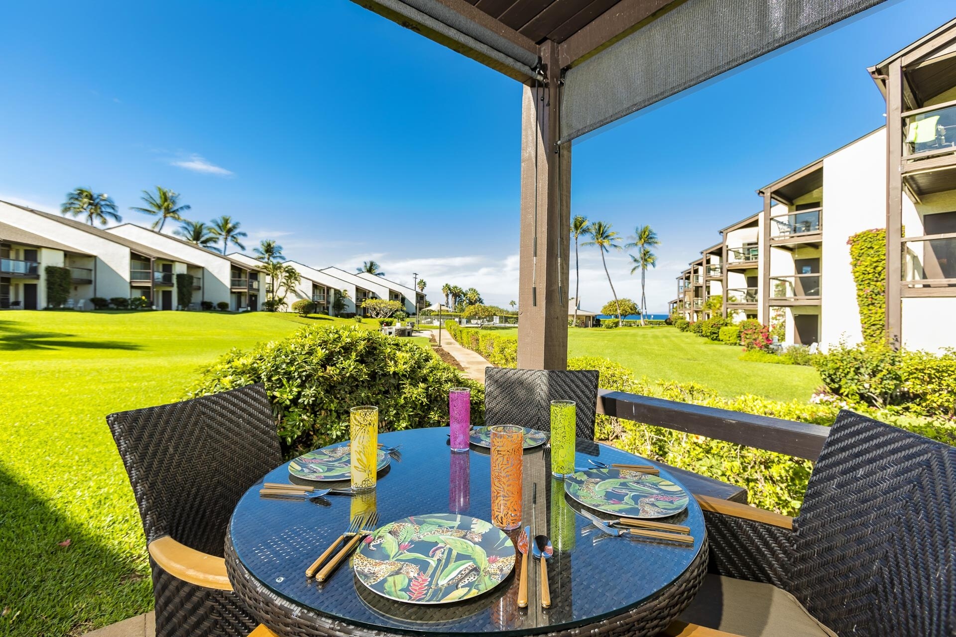 Take in the beautiful views while dining alfresco!