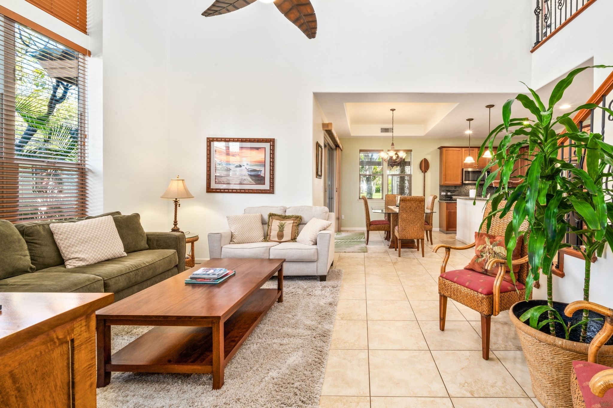 Living room upon entry of property