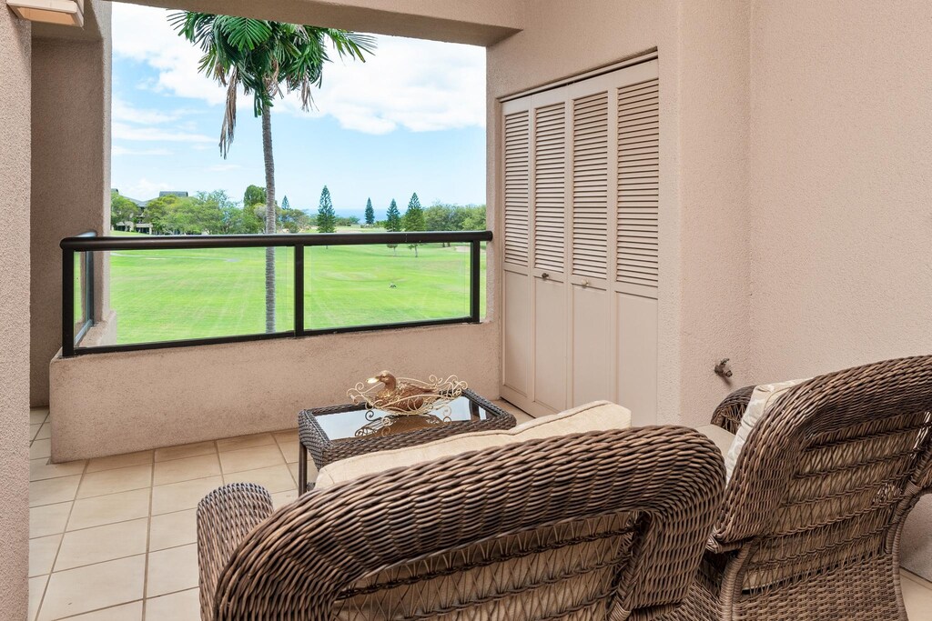 Sneak out for a morning cup of coffee from the bedroom