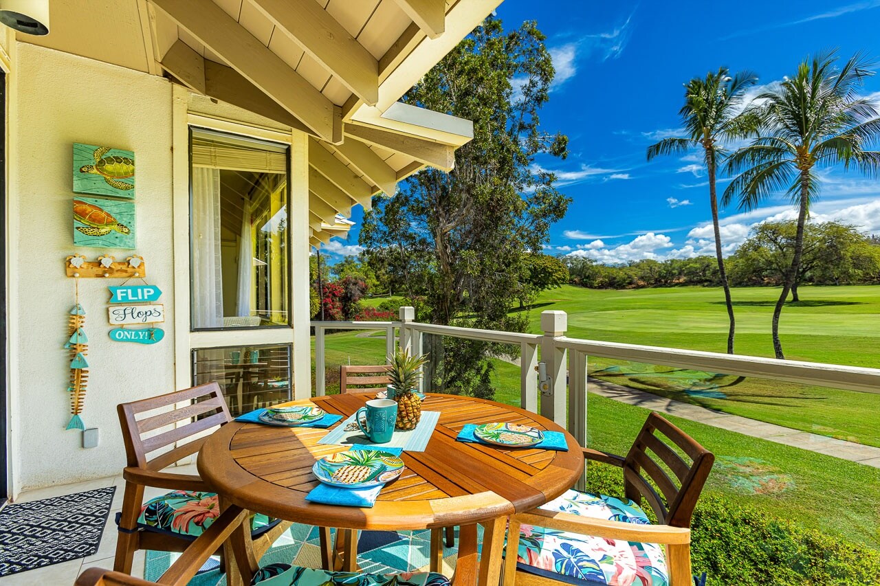 Fairway view from the lanai