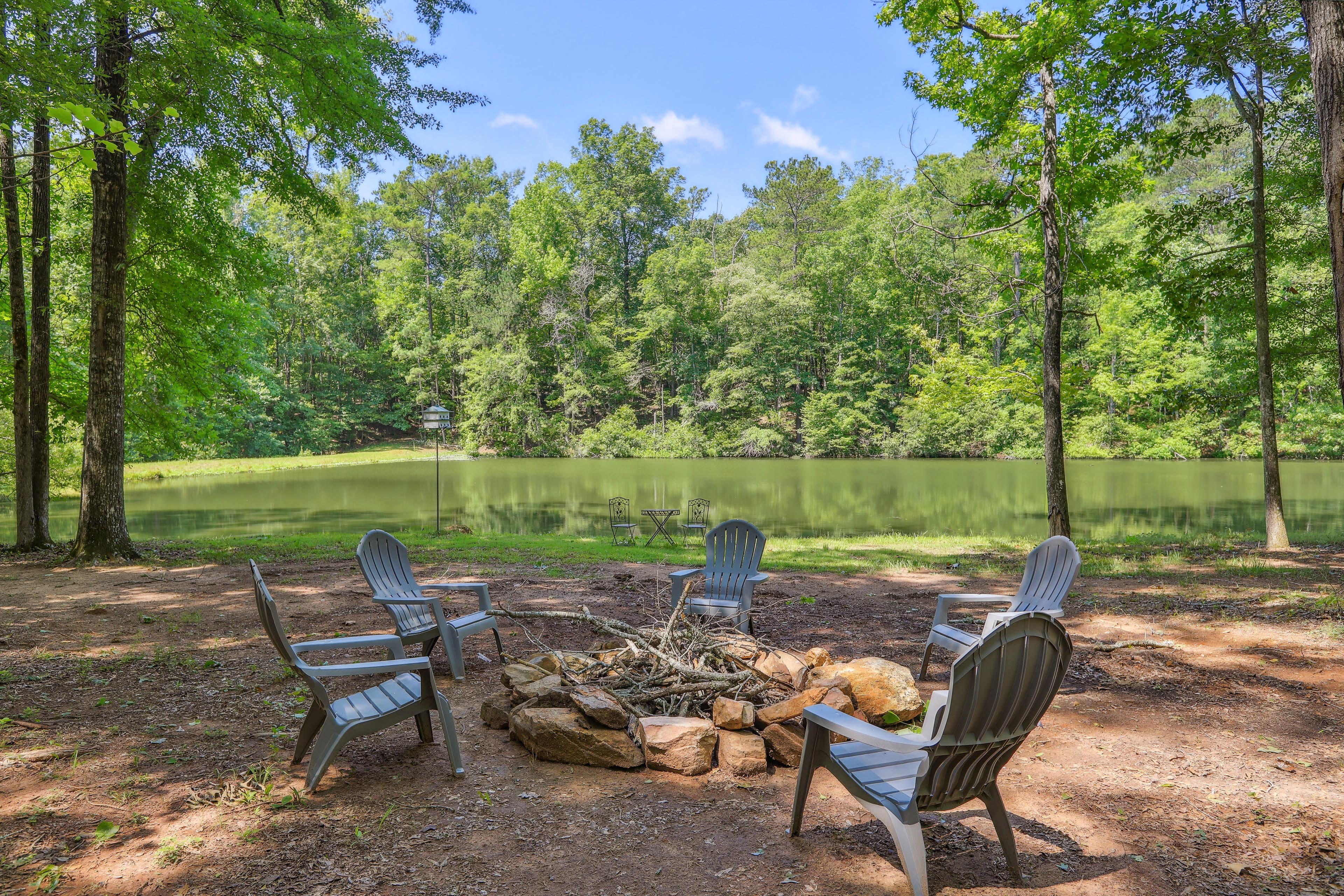 Property Image 2 - Lakefront Hamilton Cabin w/ Dock & Fire Pit!