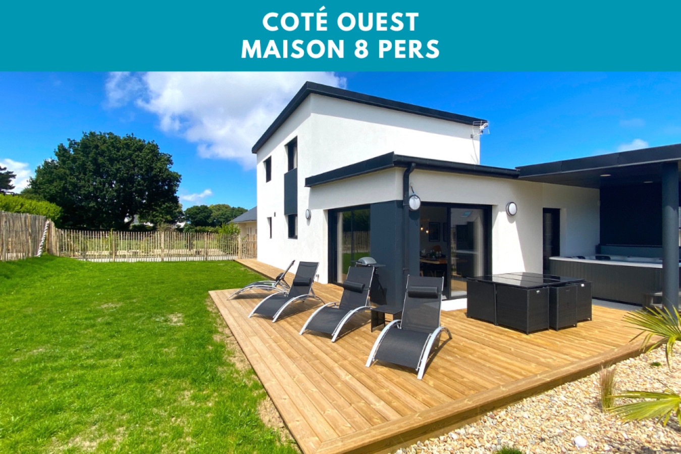 Property Image 1 - Carantec Cote Ouest 8 pers with private jacuzzi