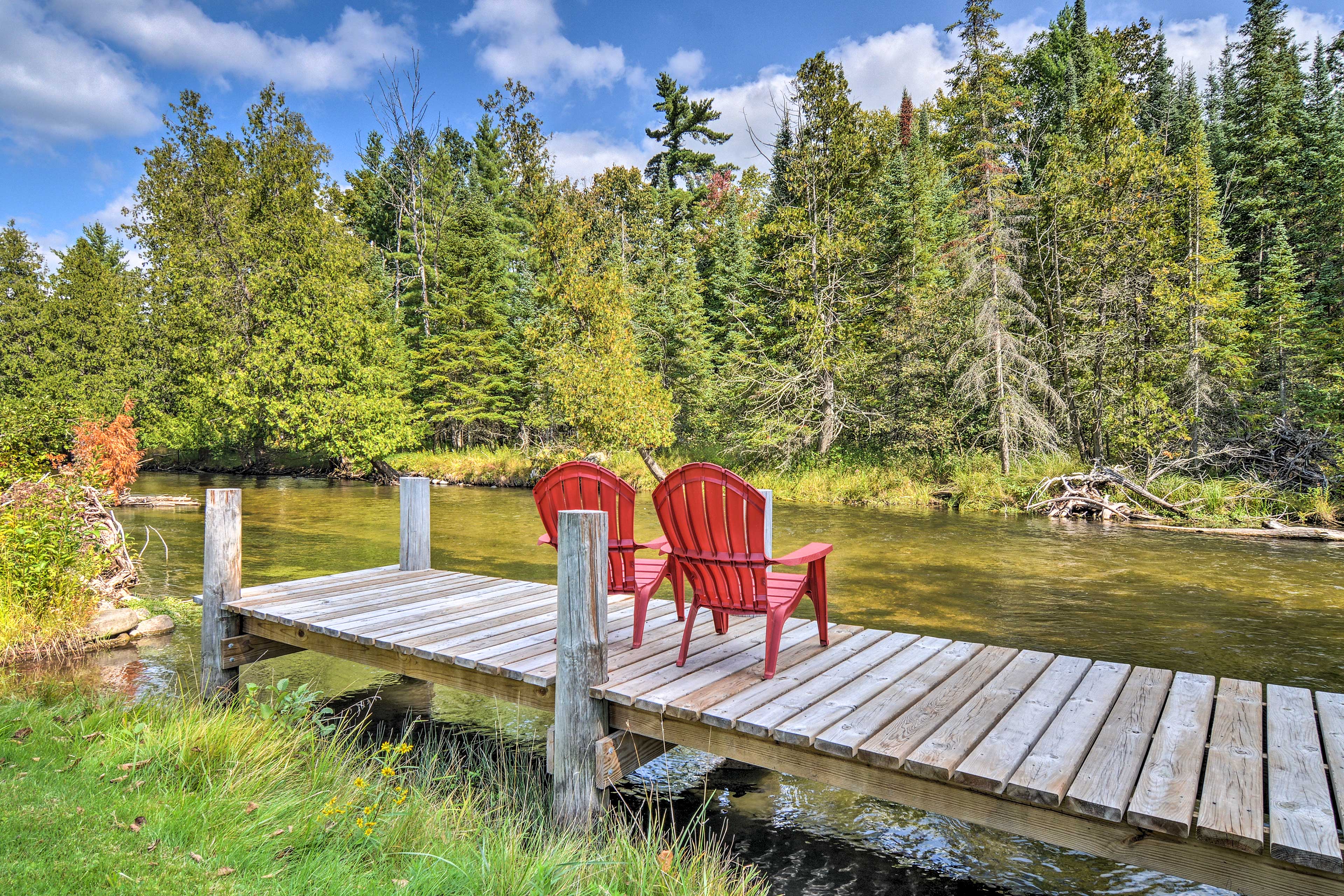 Property Image 2 - Riverfront Traverse City Cabin: Fish, Kayak & Tube