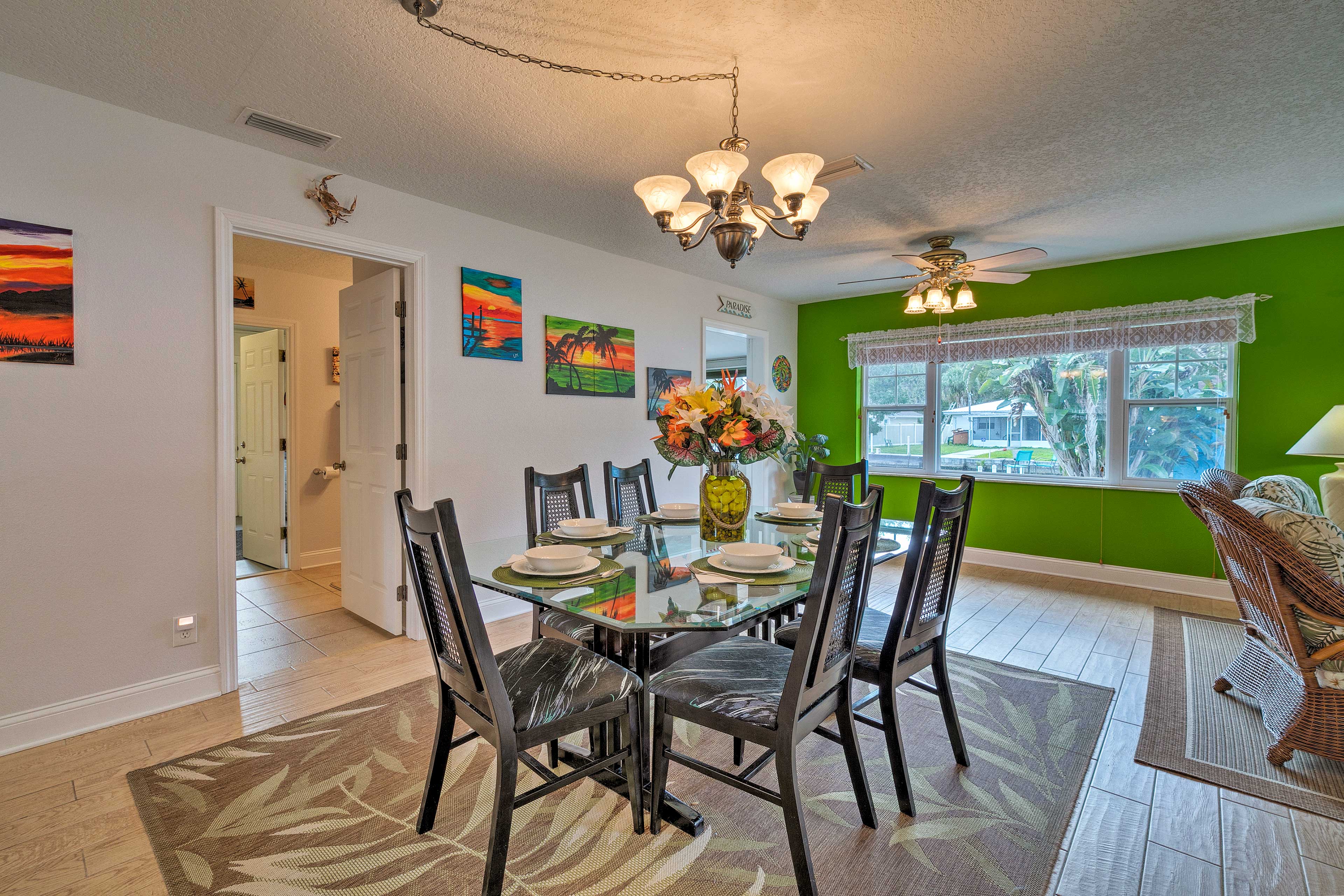 Property Image 2 - Colorful Canalfront Home - Boat Dock, Deck, Kayaks