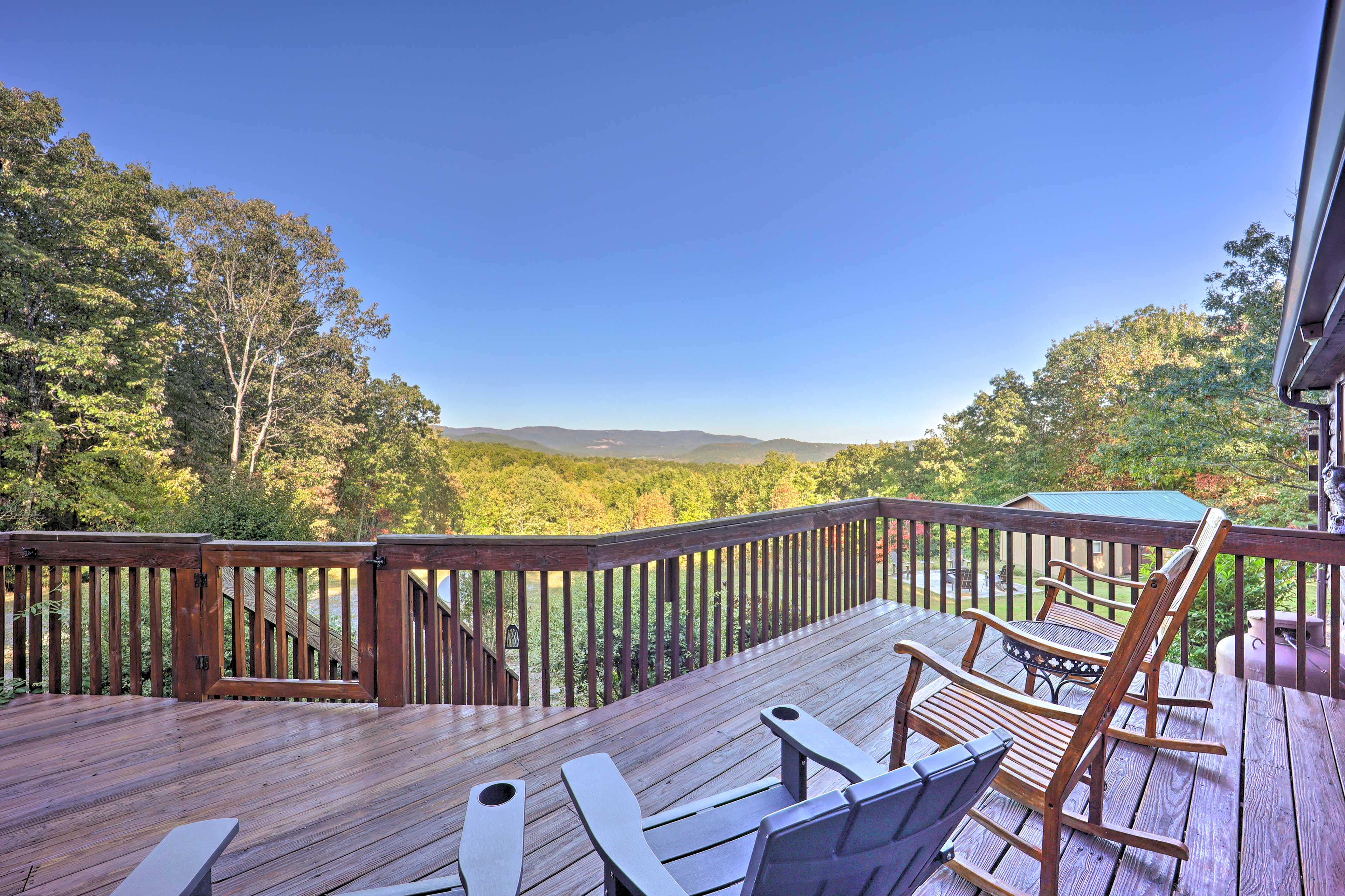 Property Image 2 - Mountain-View Blue Ridge Hideaway w/ Fire Pit