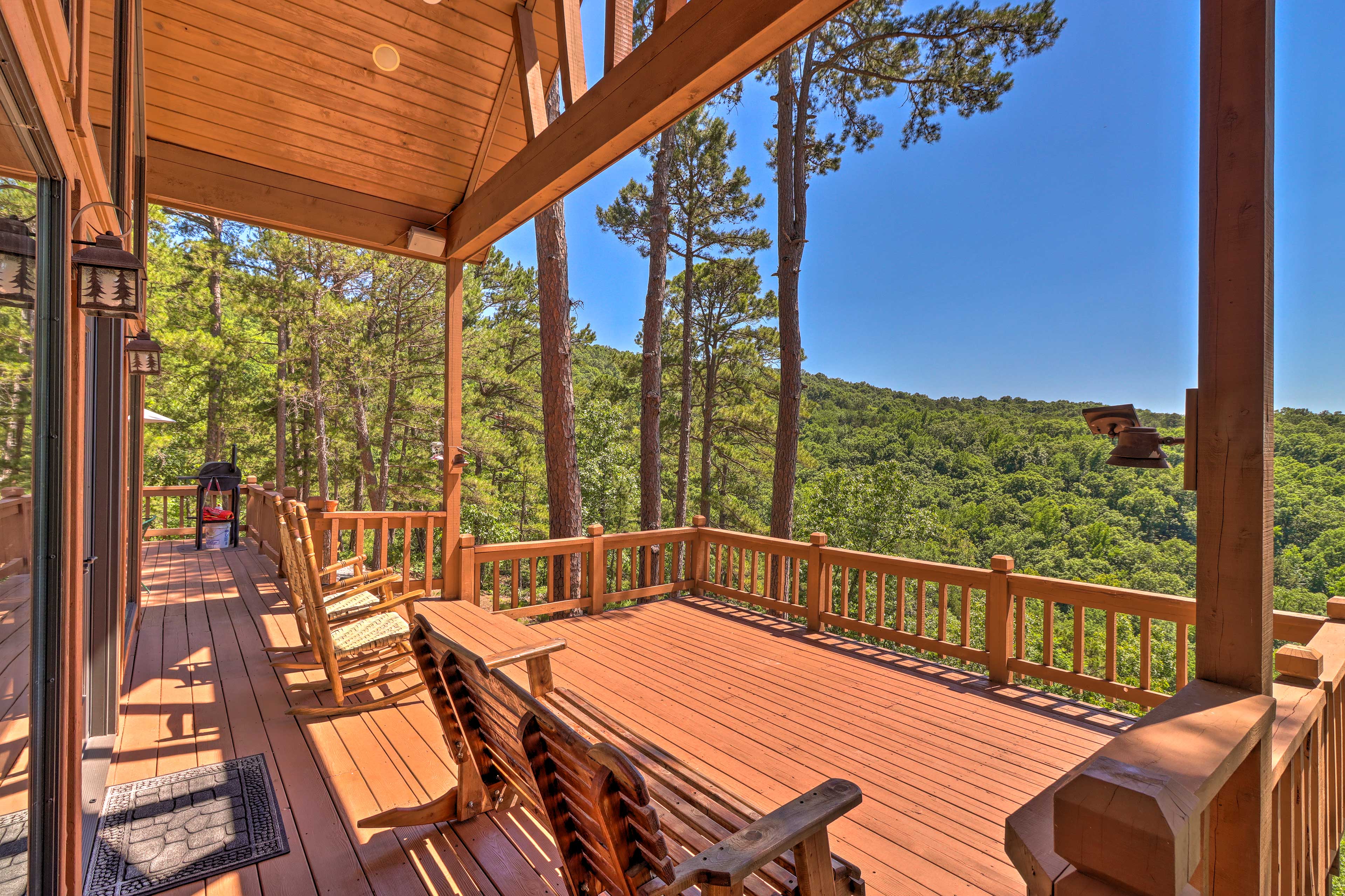 Property Image 1 - Peaceful Cabin w/ Deck + Scenic Mtn Views!