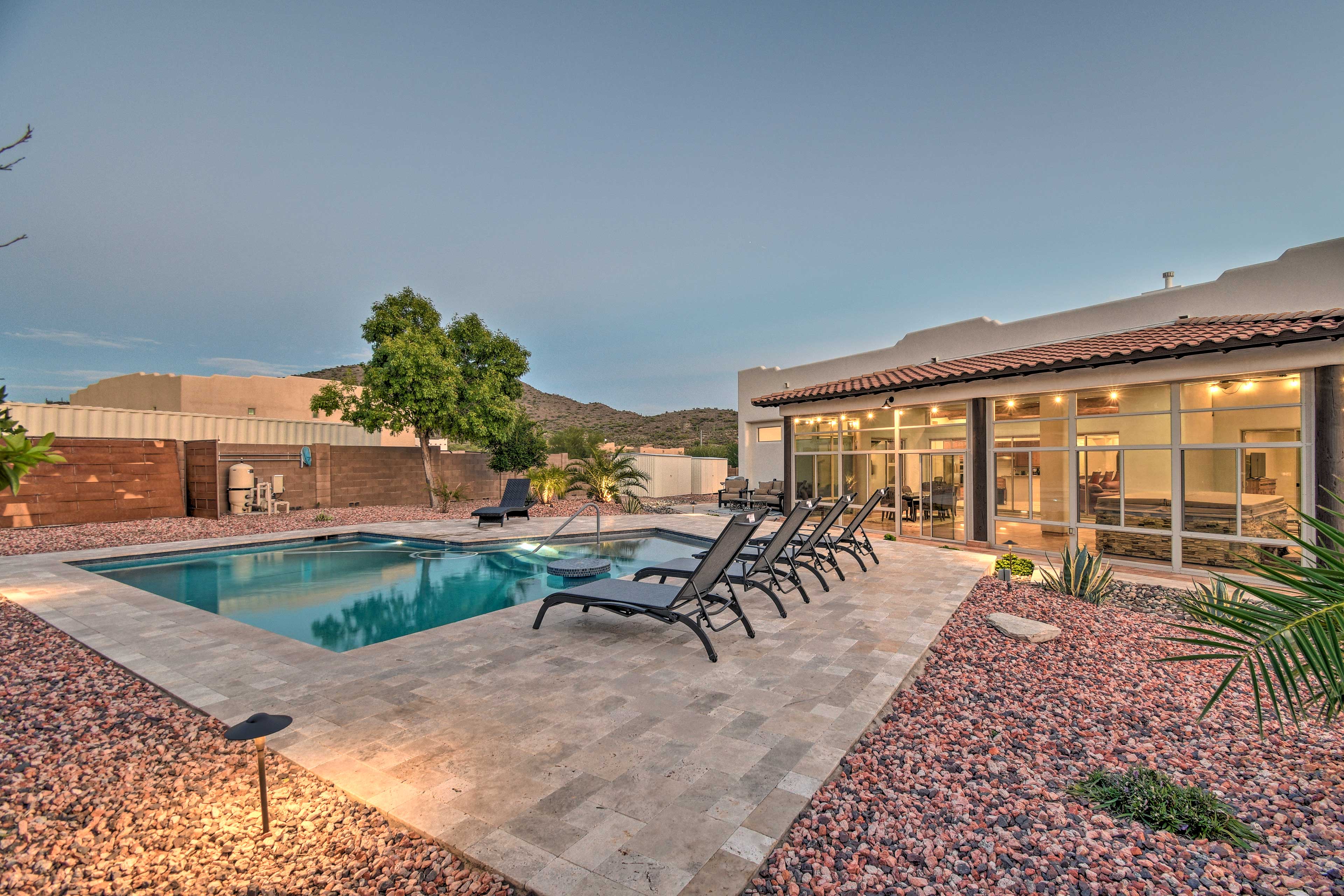 Property Image 2 - Luxe Phoenix Home: Desert Butte View & Heated Pool