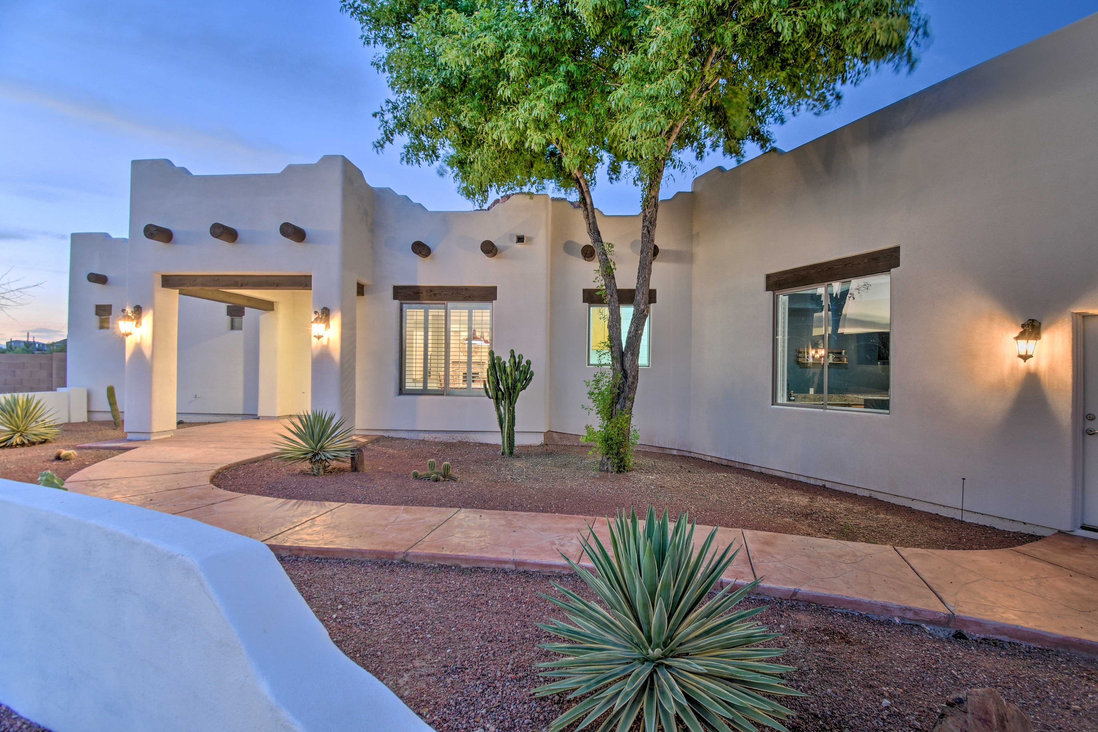 Property Image 1 - Luxe Phoenix Home: Desert Butte View & Heated Pool