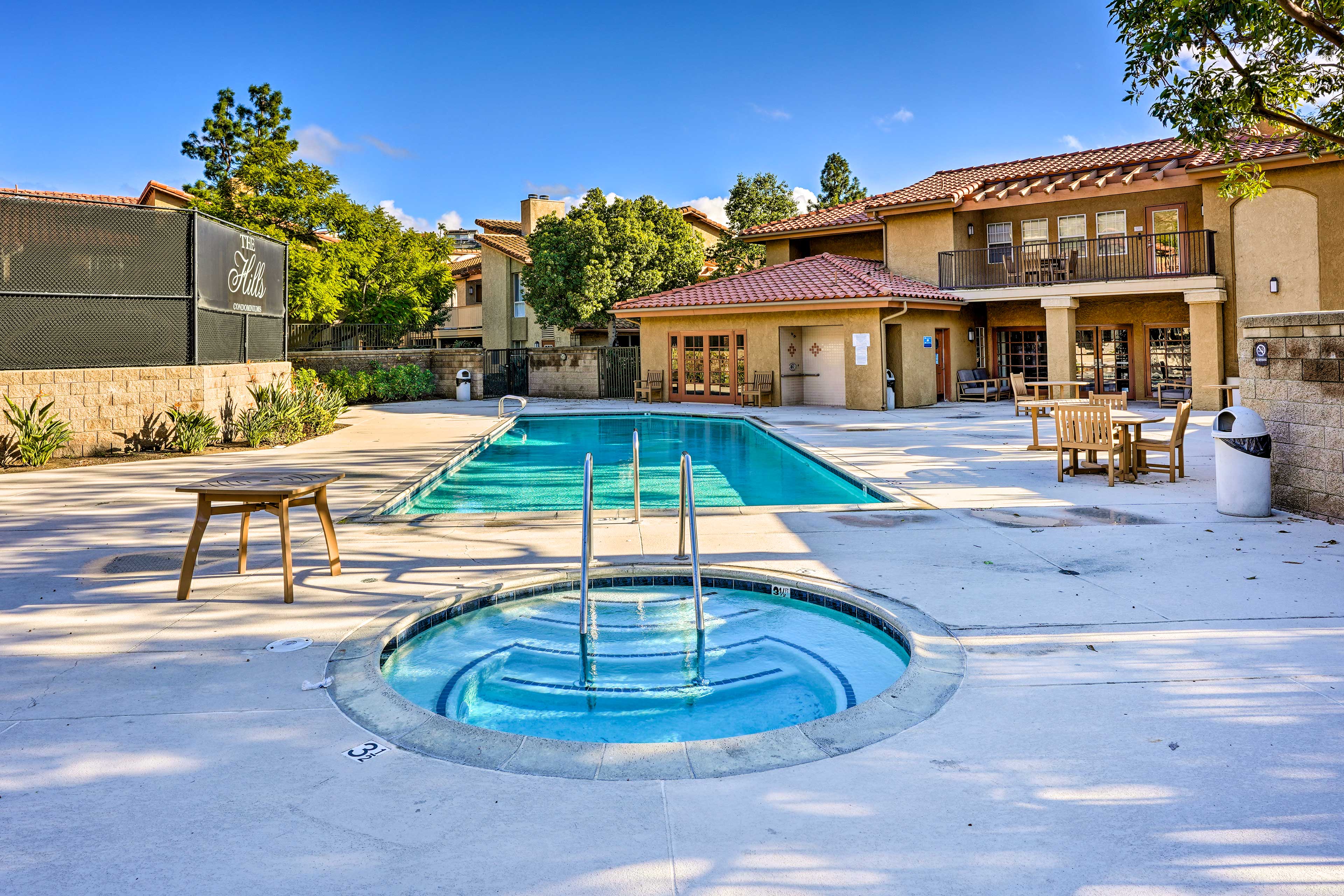 Yorba Linda Condo Community Pool, Fireplace Home Rental in Chino Hills