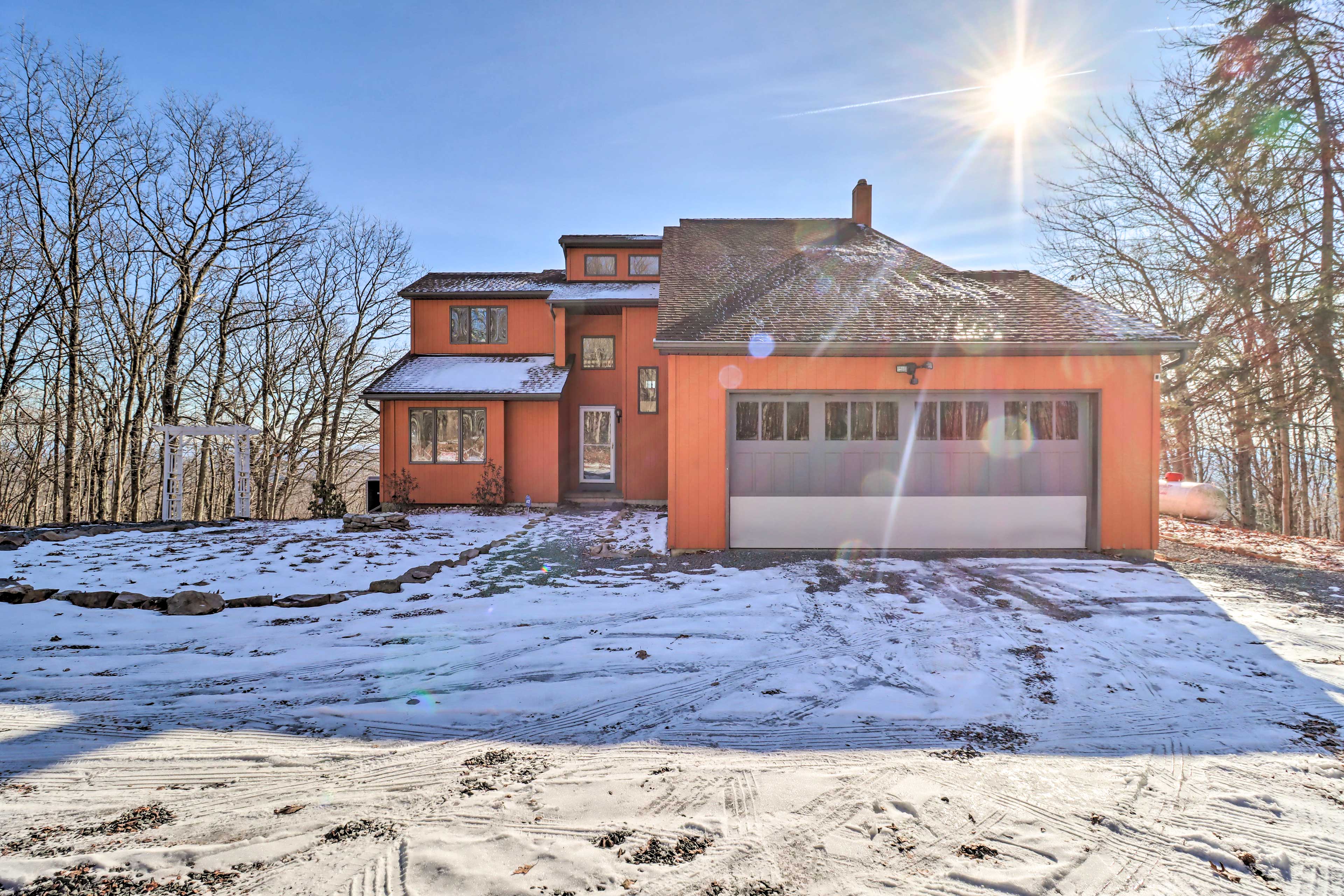 Property Image 2 - Albrightsville Home: Deck + Panoramic Valley View!