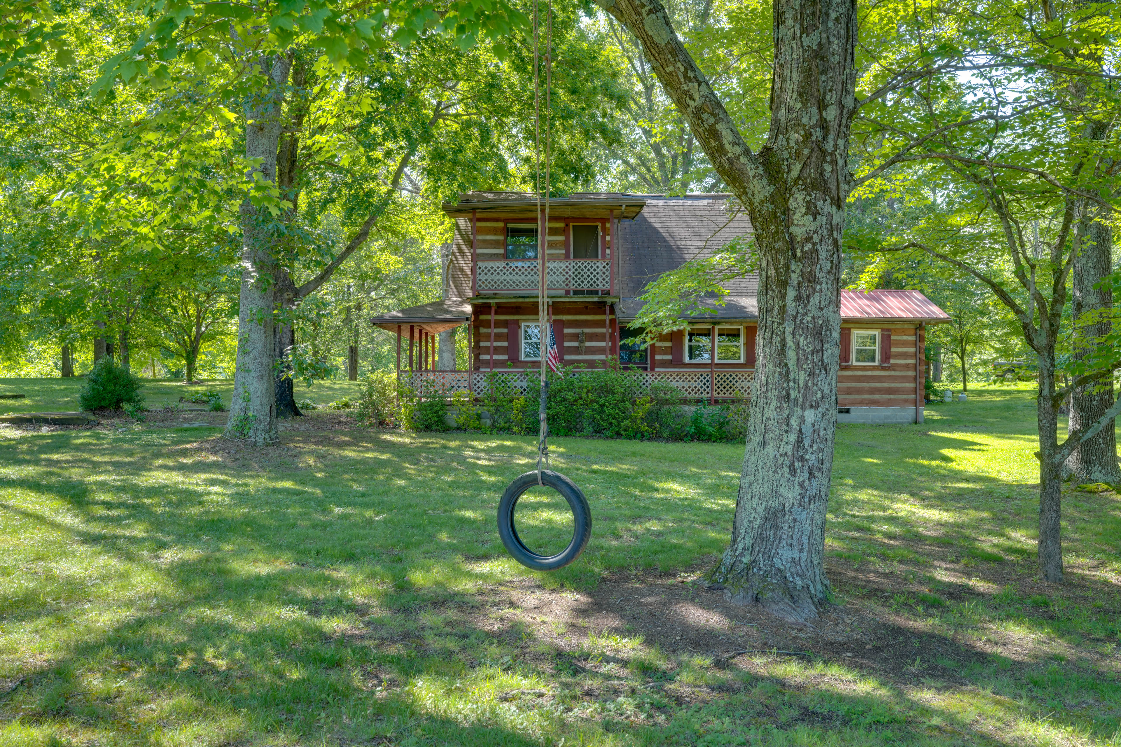 Property Image 1 - Family-Friendly Afton Cabin w/ Porch & Fire Pit!