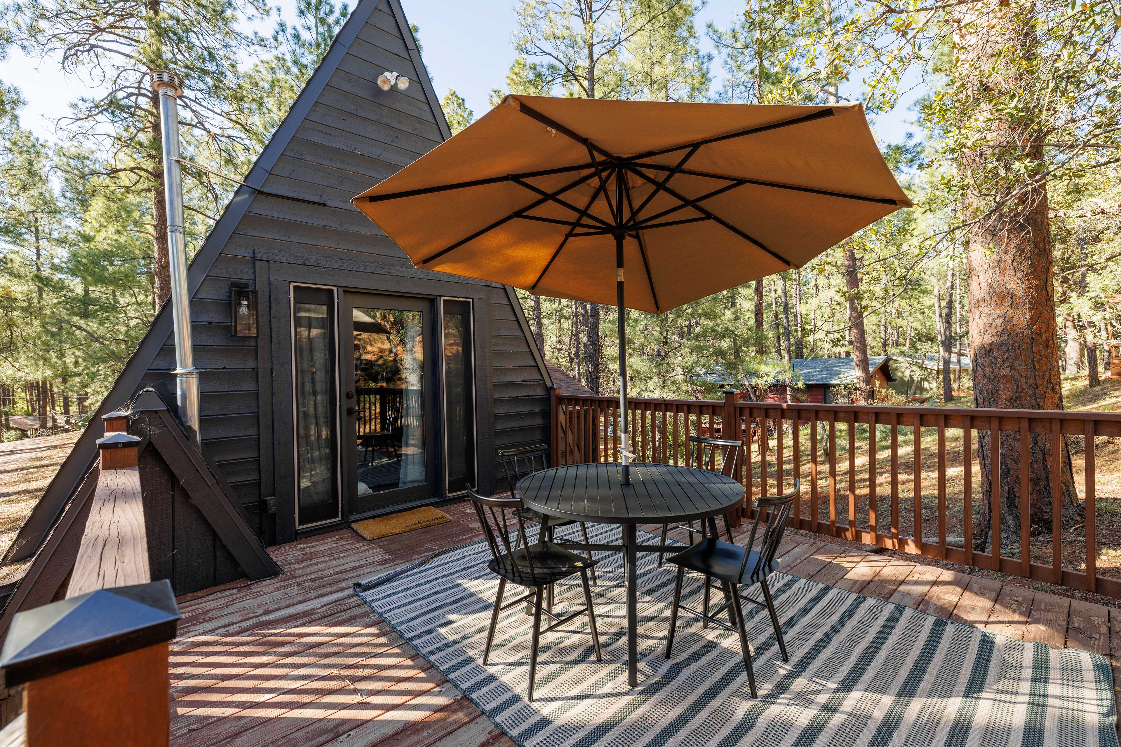 Property Image 2 - Charming Cabin in Pine w/ Fire Pit & Hot Tub!