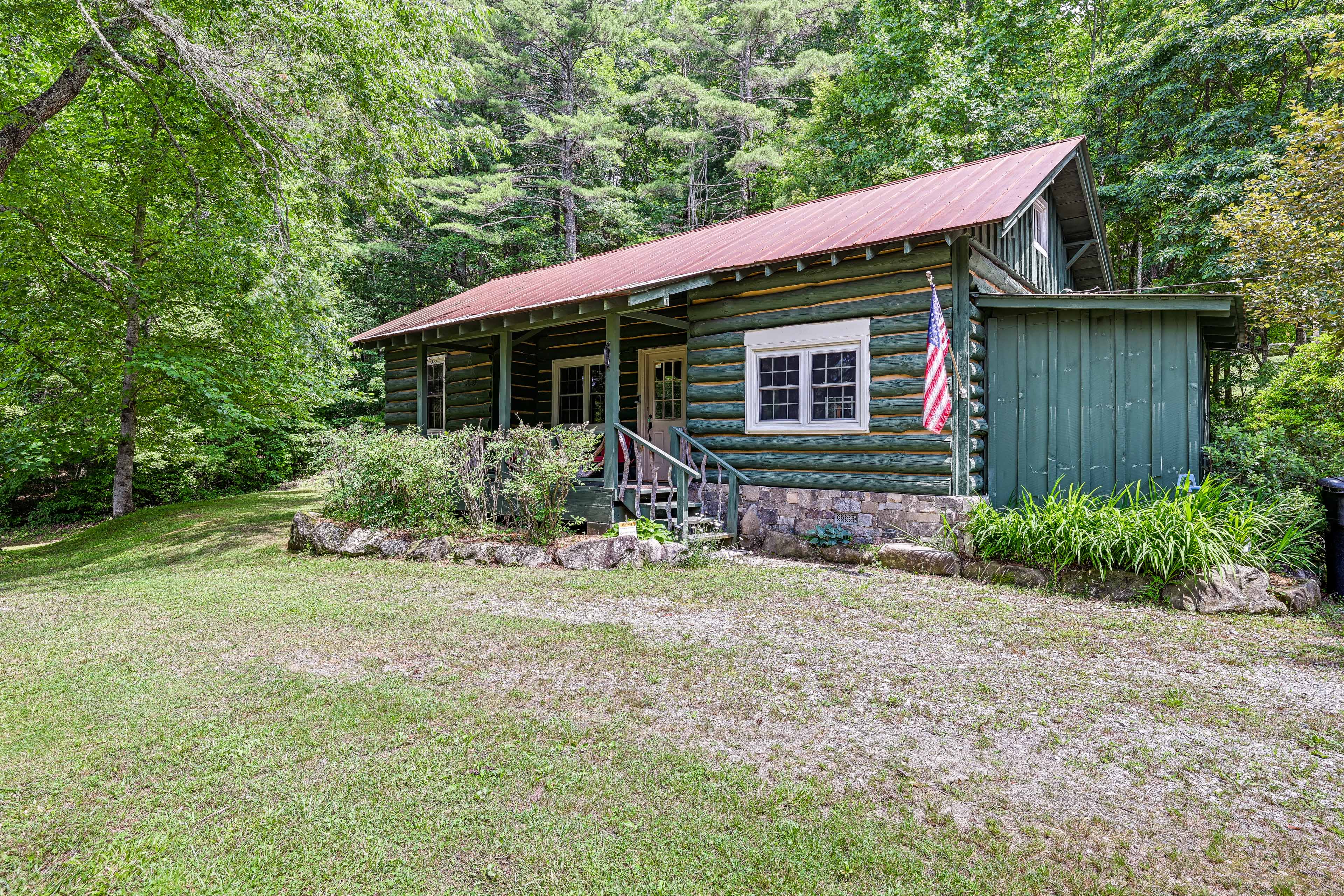 Property Image 1 - Historic Sapphire Cabin w/ Porch, Updated Interior