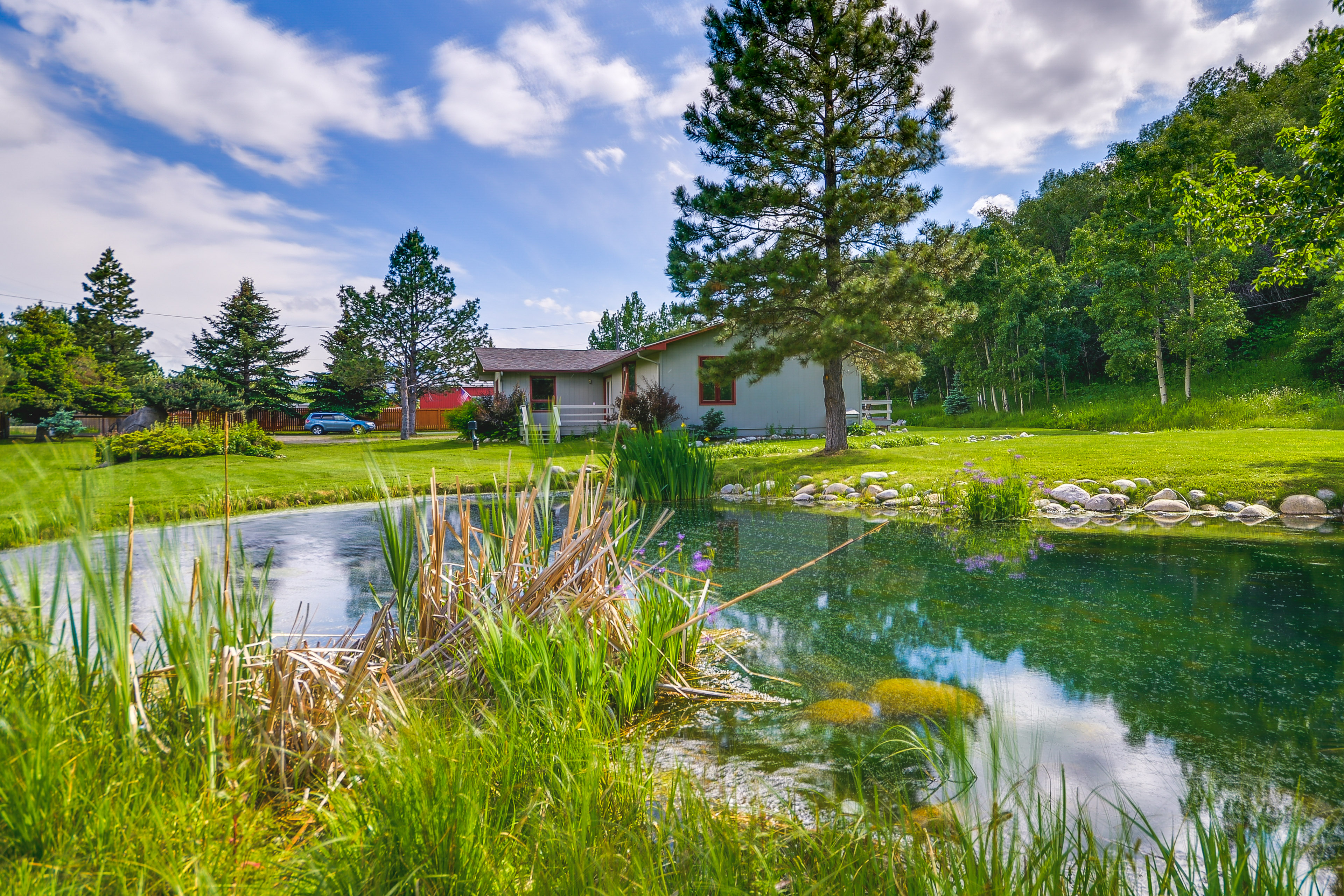 Property Image 2 - Dog-Friendly Red Lodge Home w/ On-Site Pond!