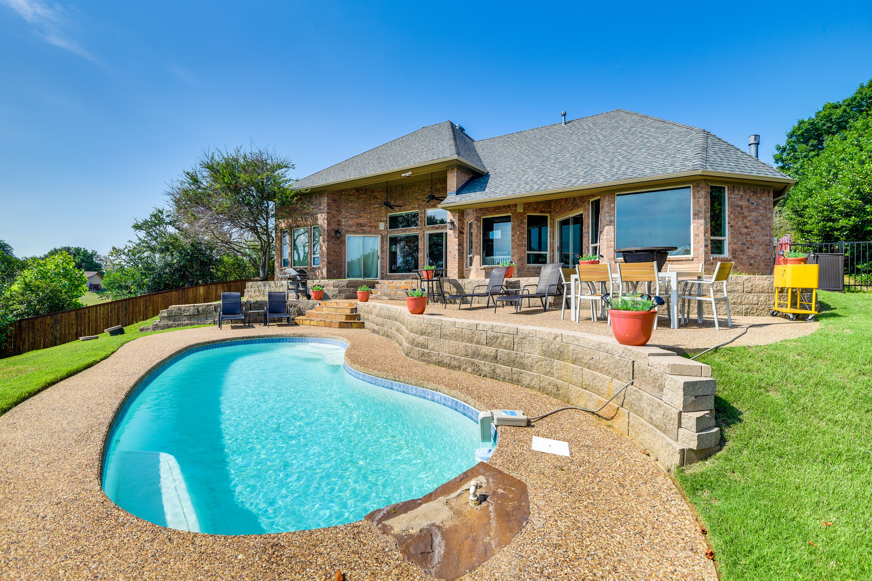 Lakefront Little Elm Home w/ Private Pool!