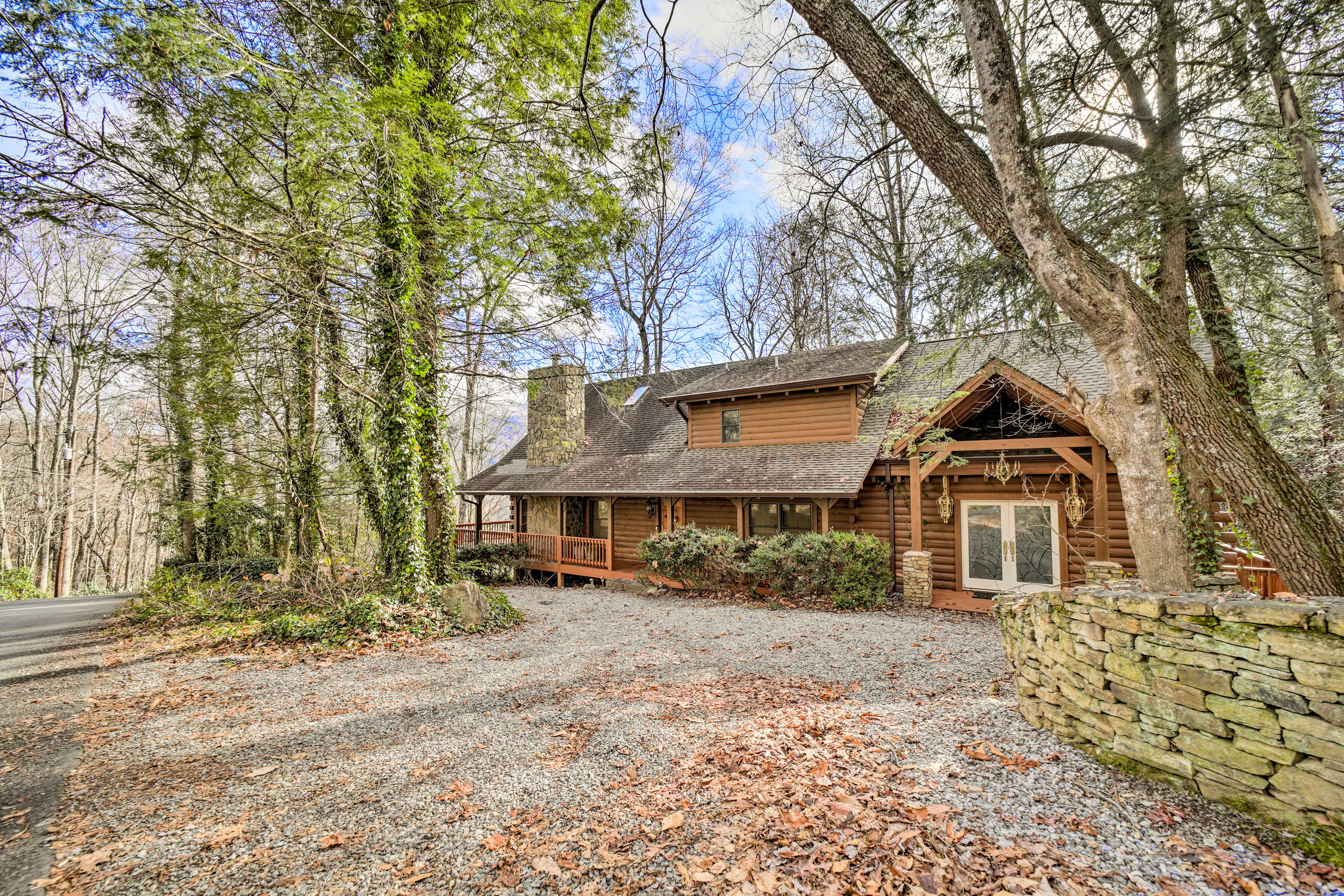 Property Image 1 - Walk to Golfing: Grand Maggie Valley Cabin!