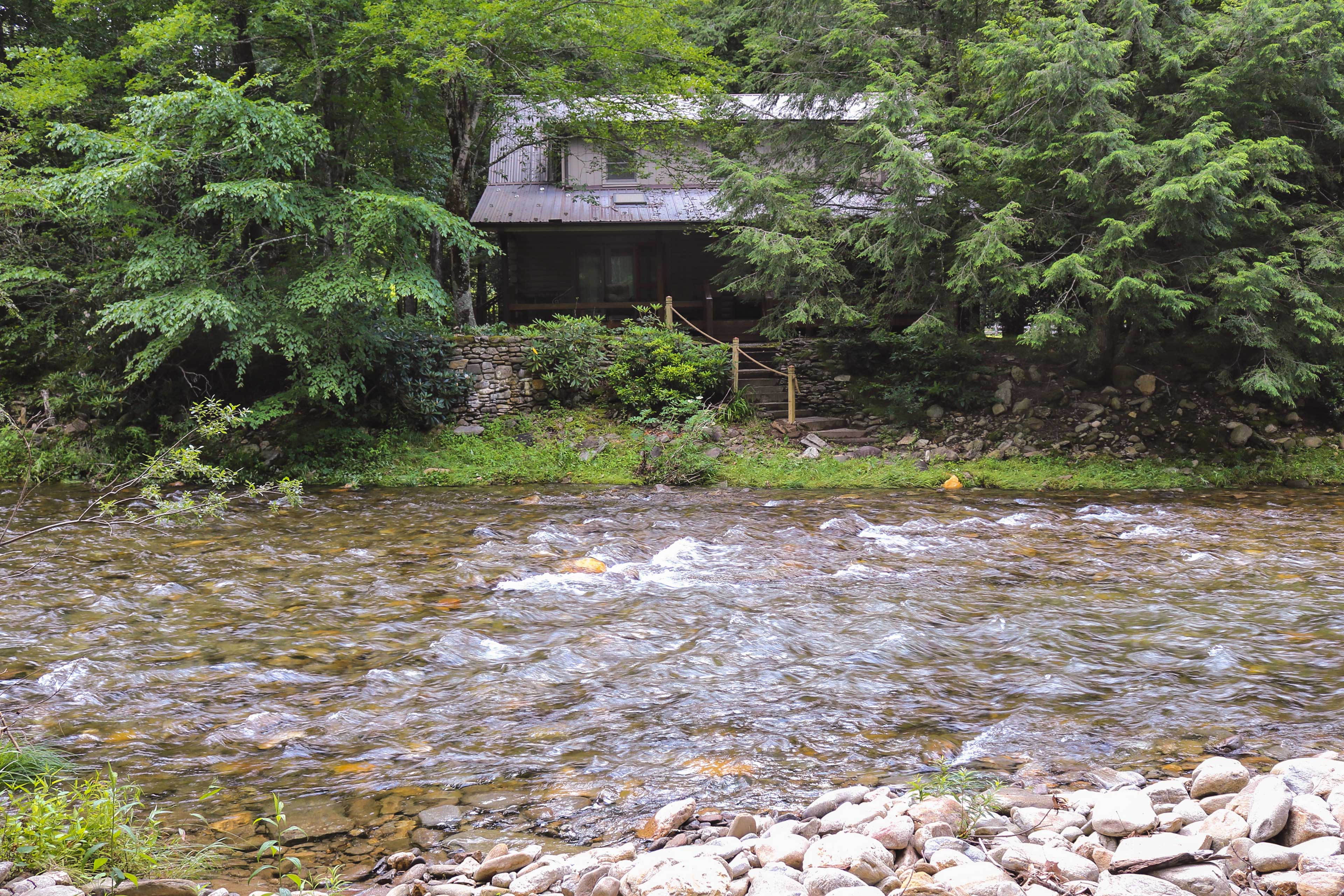 Property Image 2 - Secluded Rustic Cabin Next to South Toe River!