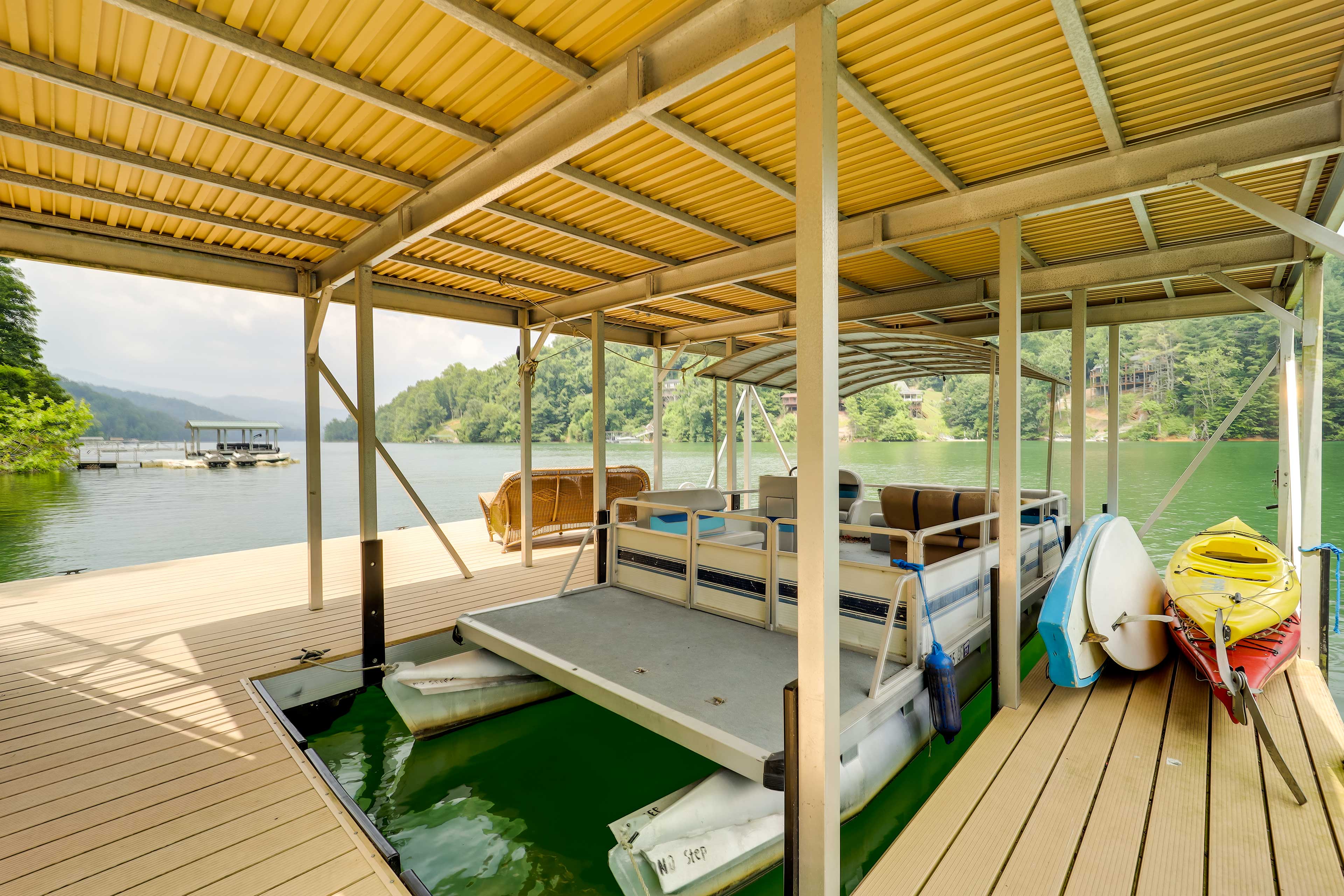 Lakefront Butler Retreat w/ Hot Tub & Dock!