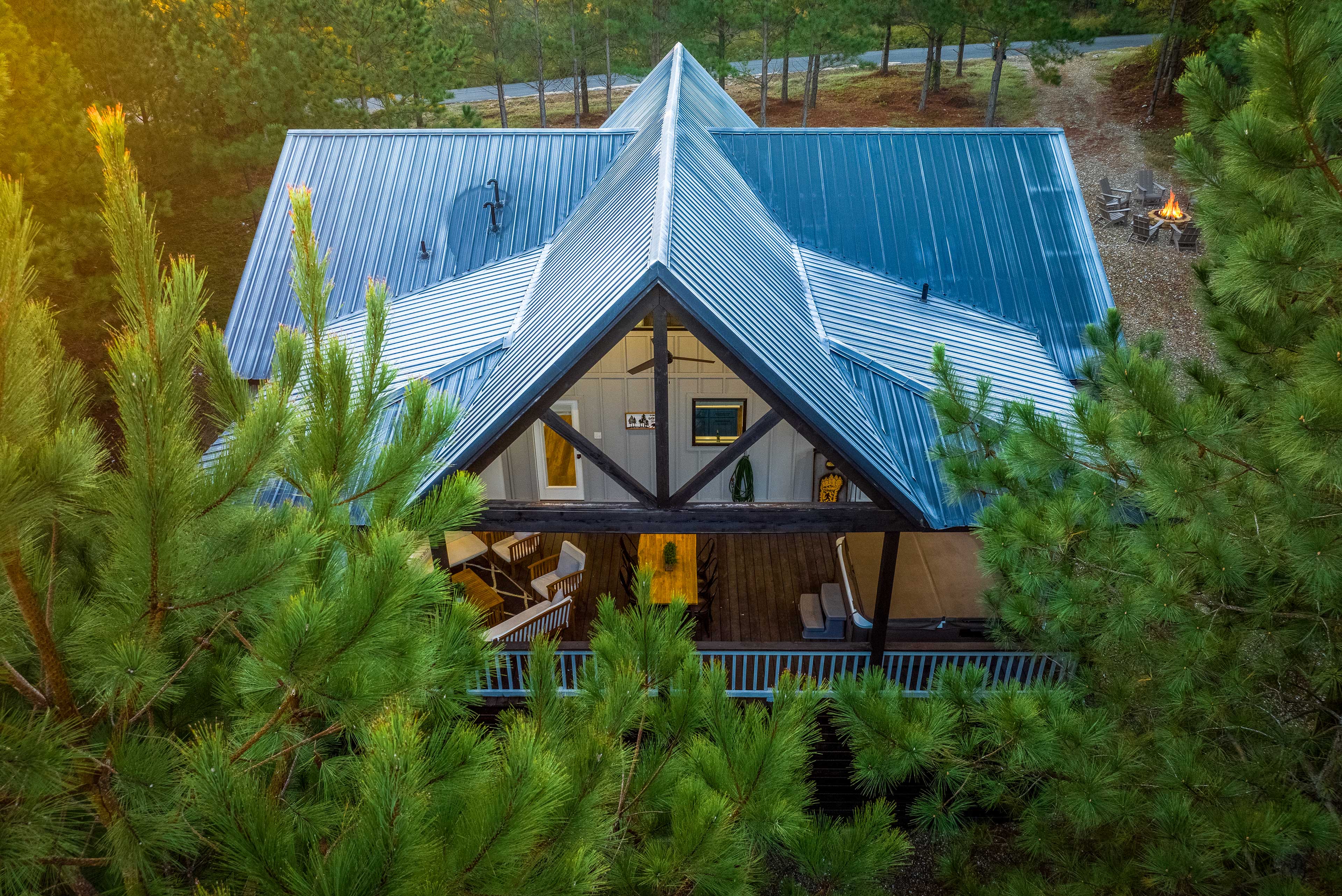 Property Image 1 - ’Painted Sky’ Modern Broken Bow Cabin w/ Hot Tub!