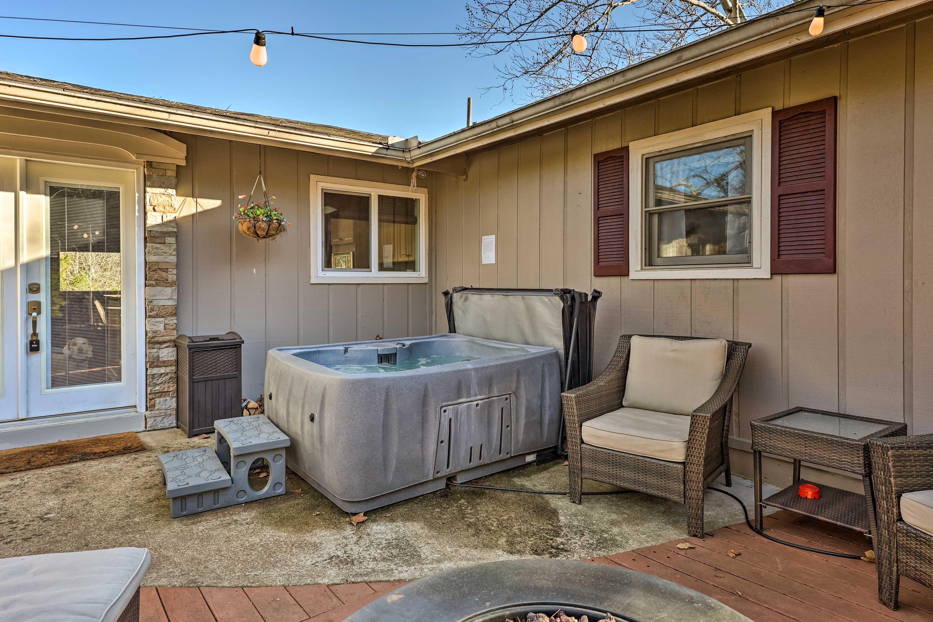 Property Image 2 - Holiday Island Home: Hot Tub & Wood Stove!