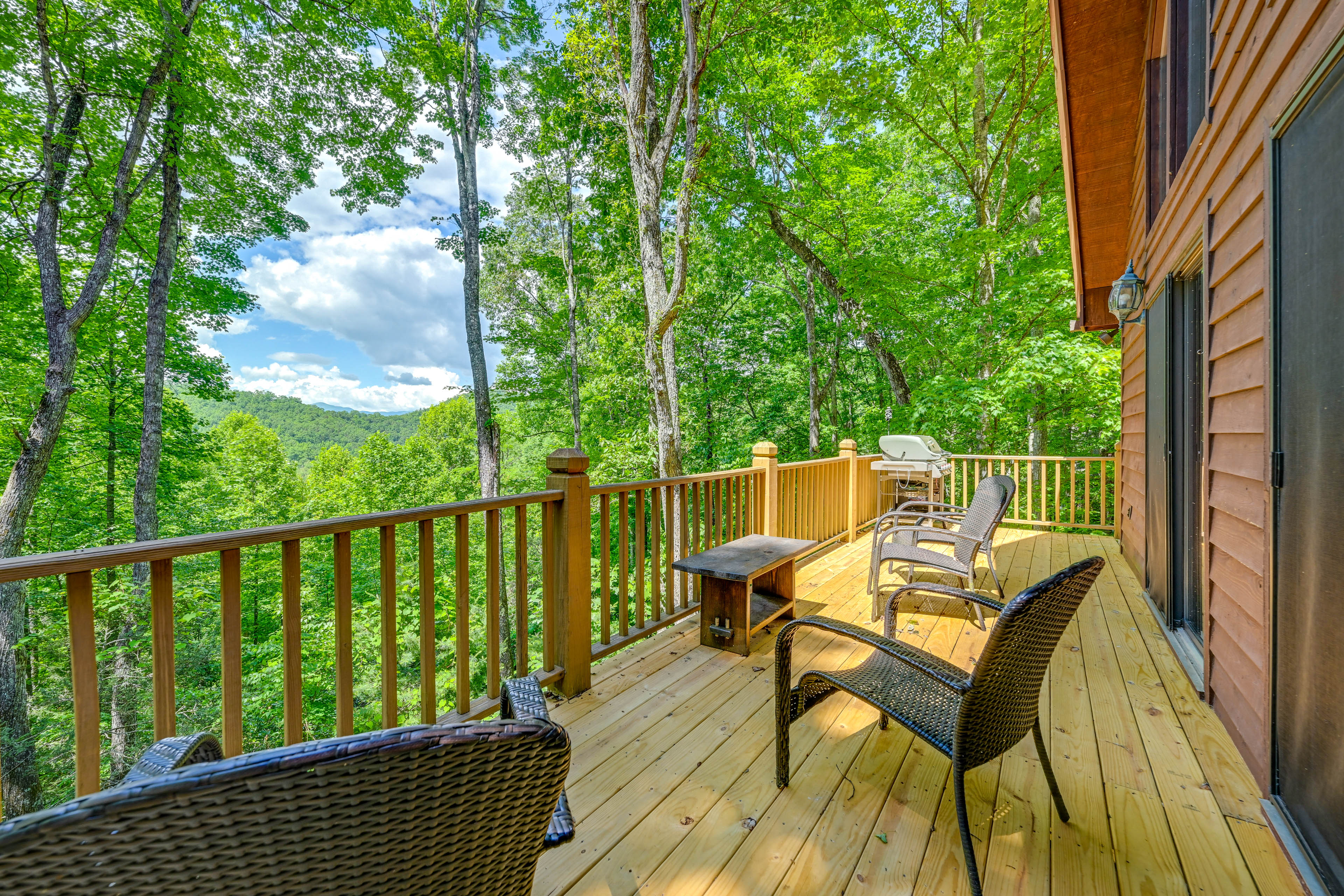 Property Image 2 - Mountain-View Robbinsville Cabin w/ Hot Tub!