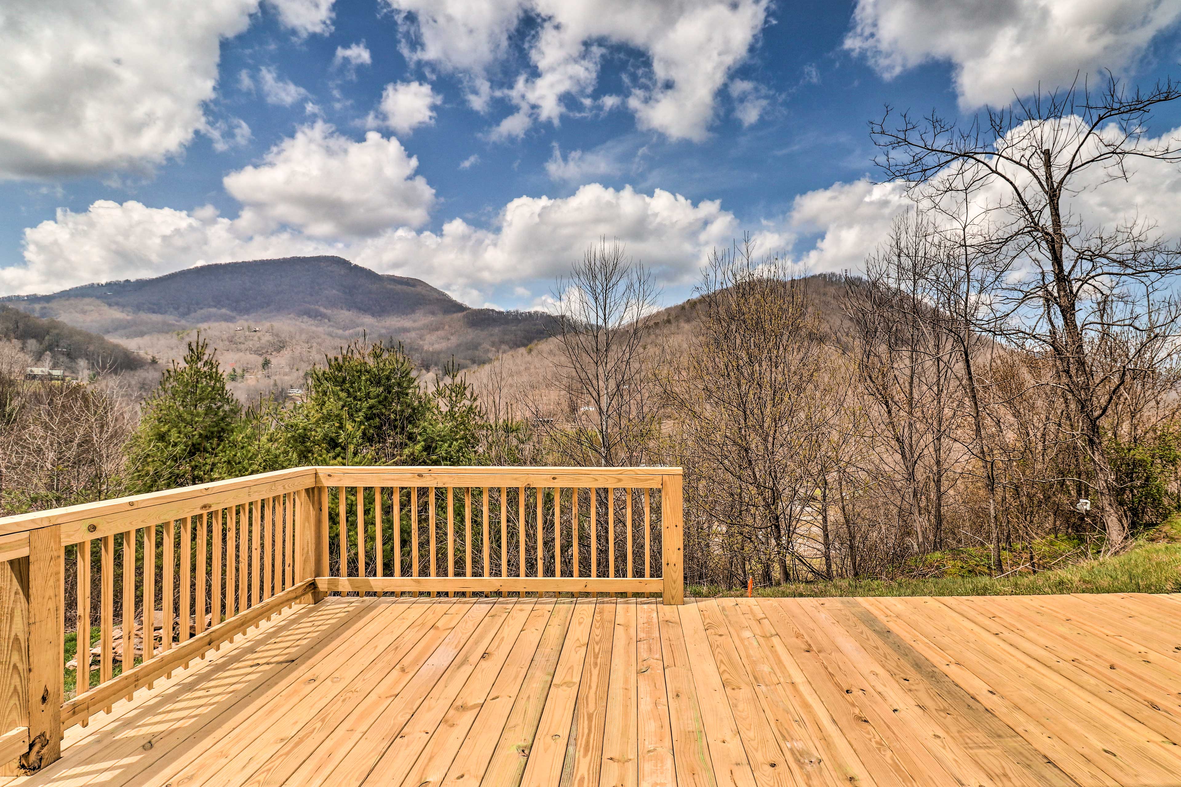 Property Image 2 - Waynesville Smart Cabin w/ Hot Tub & Views!