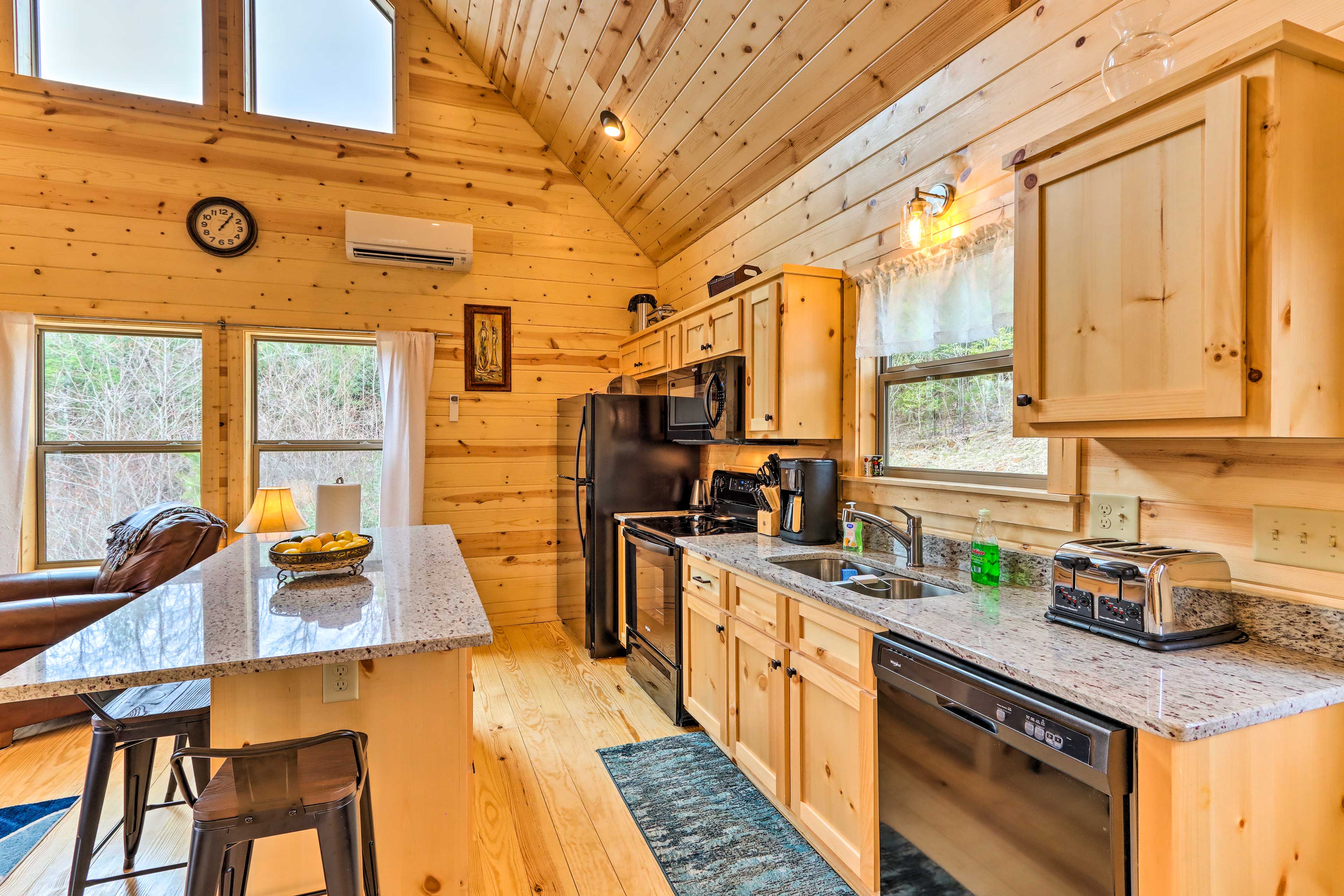 Property Image 2 - Cozy Mtn Cabin: Spacious Deck & Forest Views!